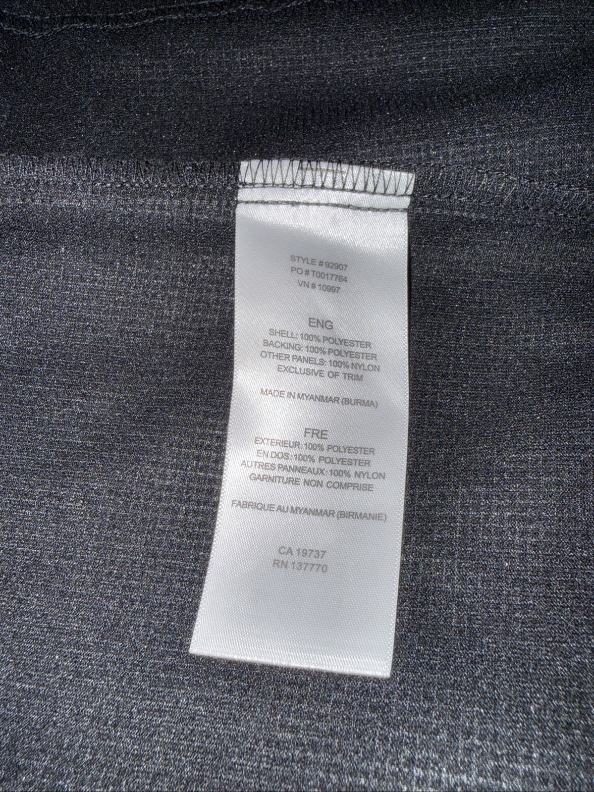 NWT Kaiser Permanente Trimark Women’s Softshell Black Jacket