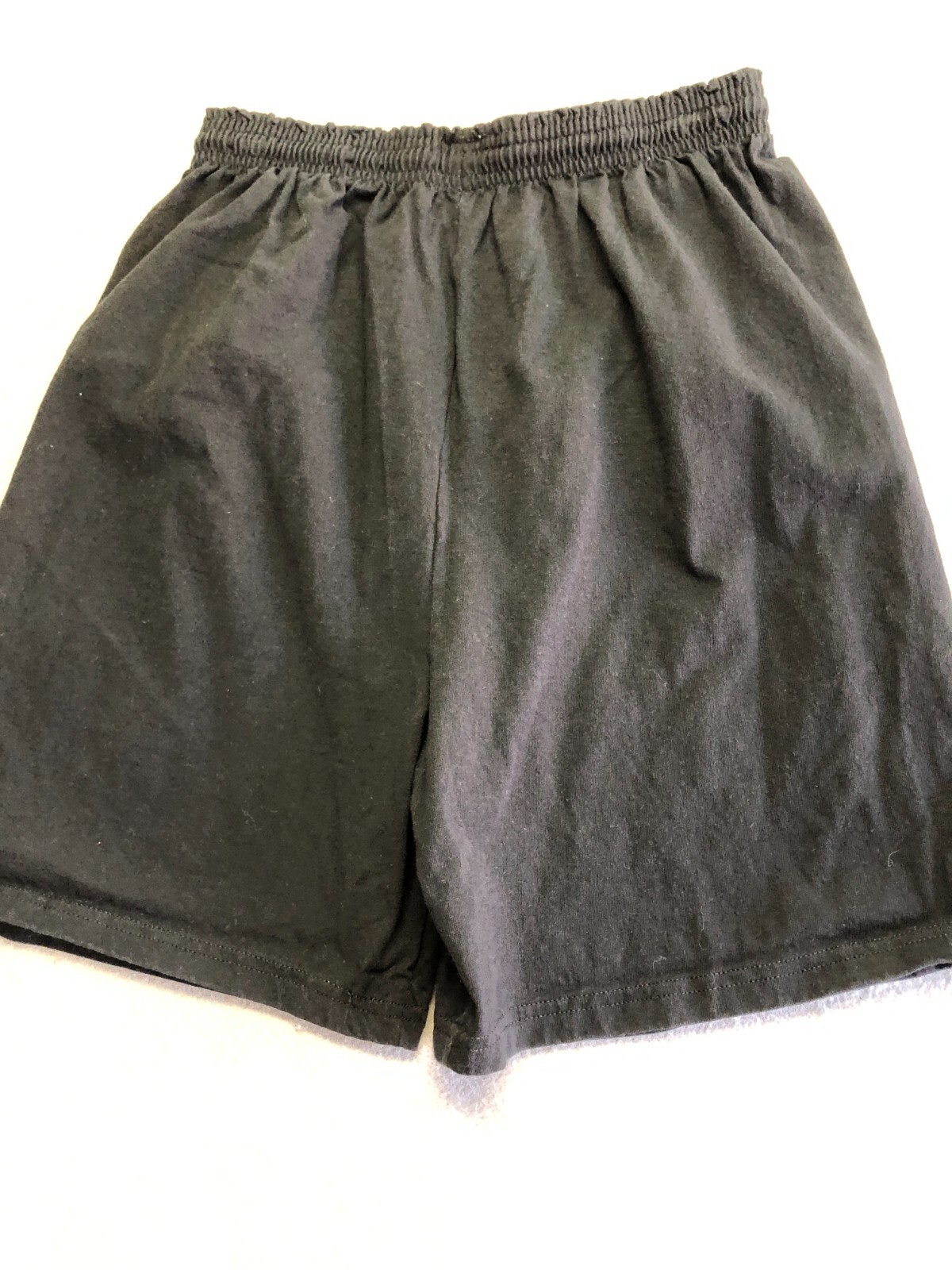 Champion Sweat Shorts Adult Medium 32-34 Black Cotton Elastic Waist Active