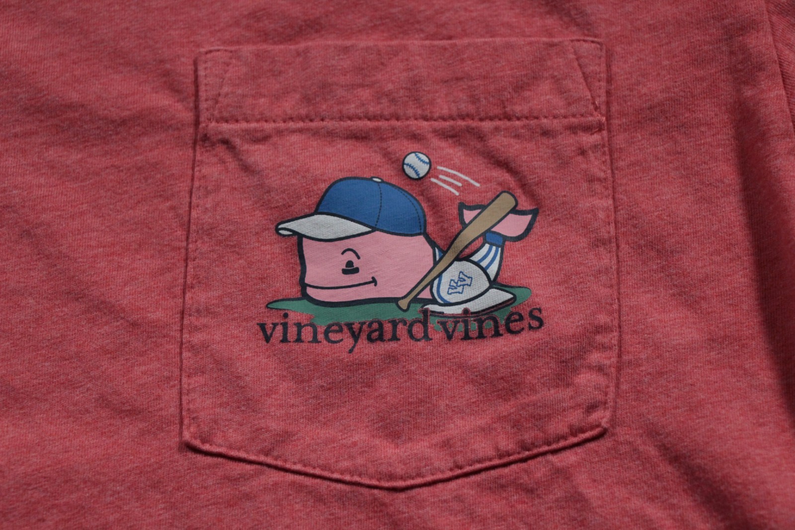Vineyard Vines Baseball T-Shirt S Pocket Shirt