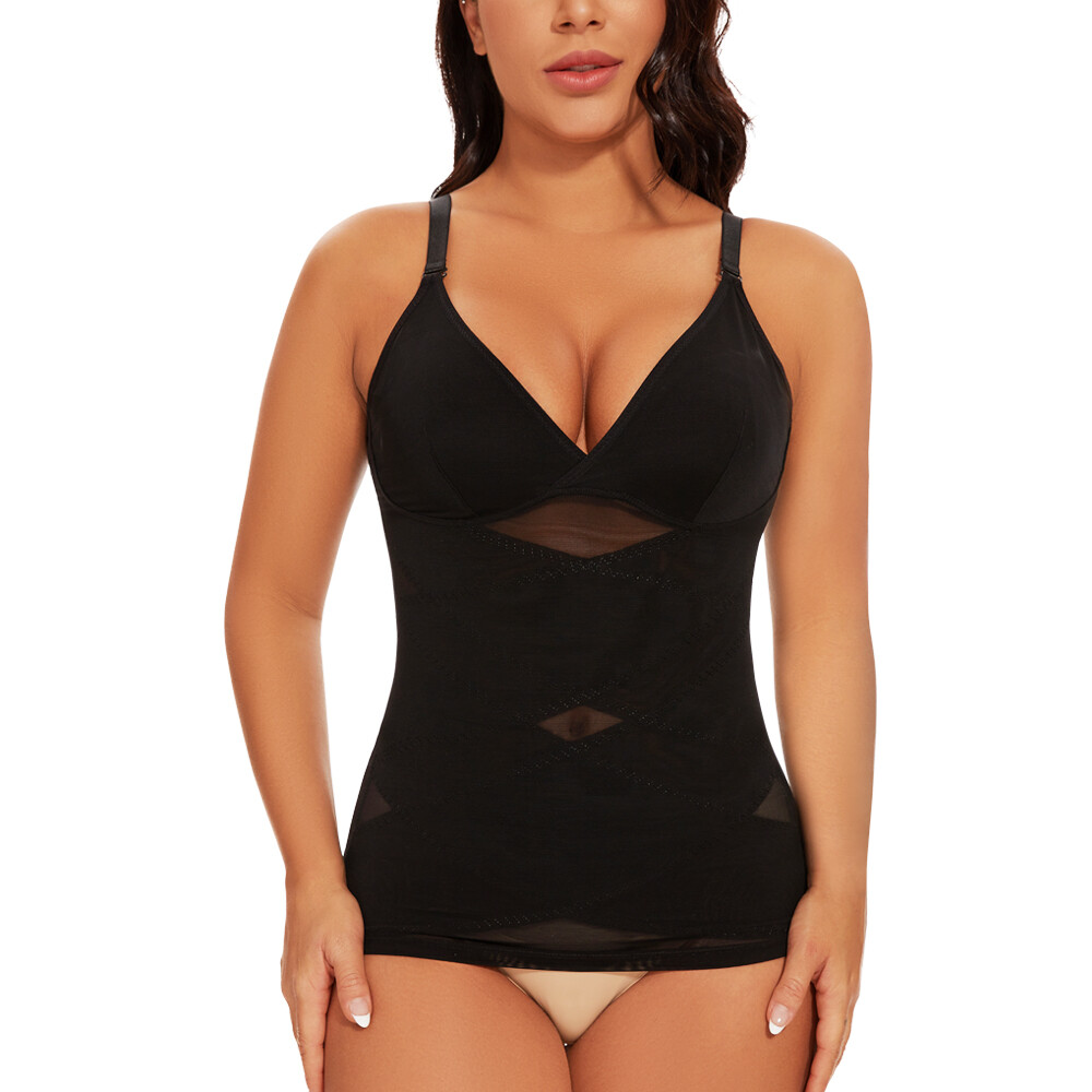 Fajas Colombianas Reductora de Abdomen Control para Mujer Slimming Cami Shaper