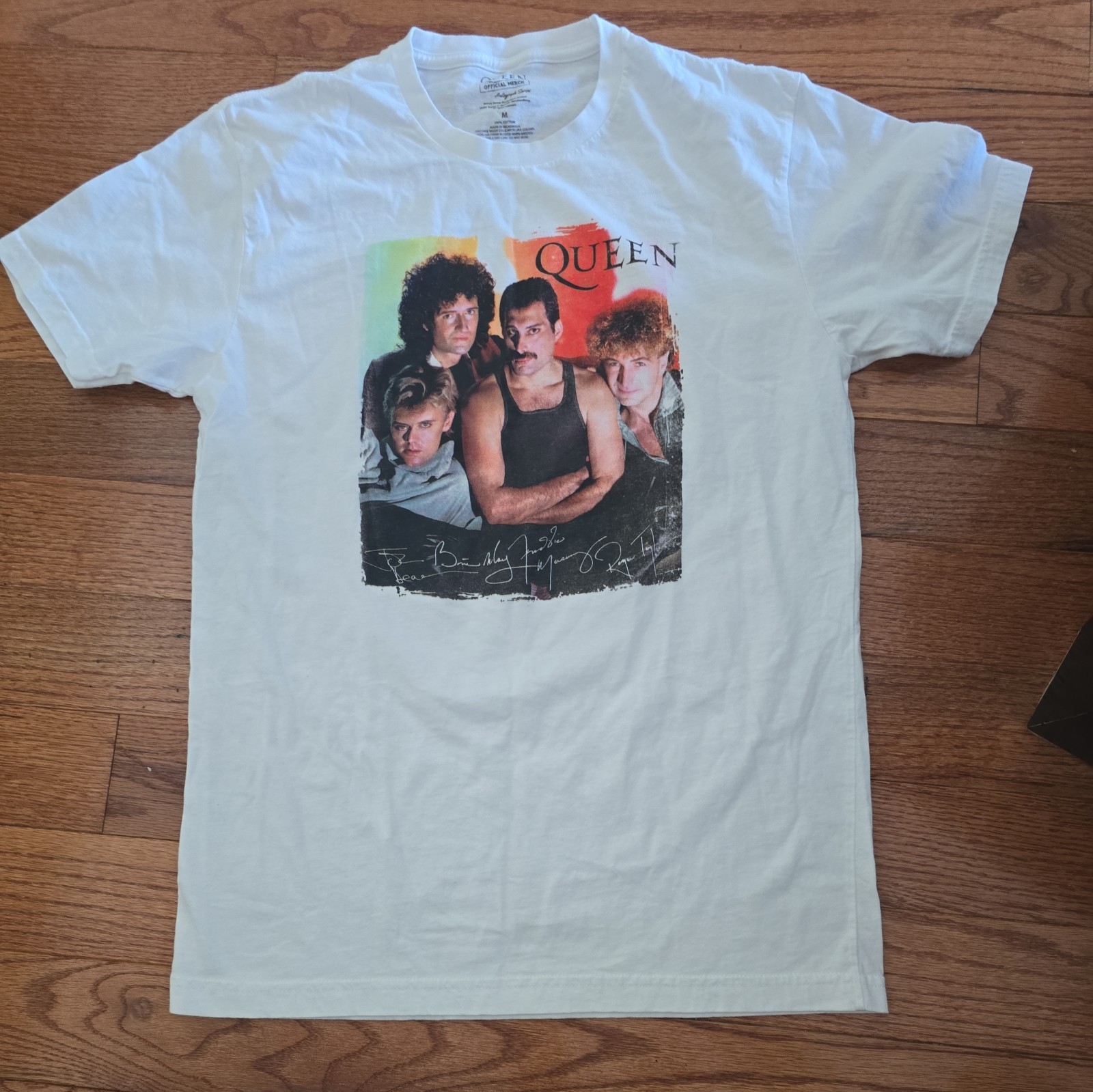 QUEEN OFFICIAL MERCH SLICE BAND CONCERT MUSIC T-SHIRT EXTRA LARGE