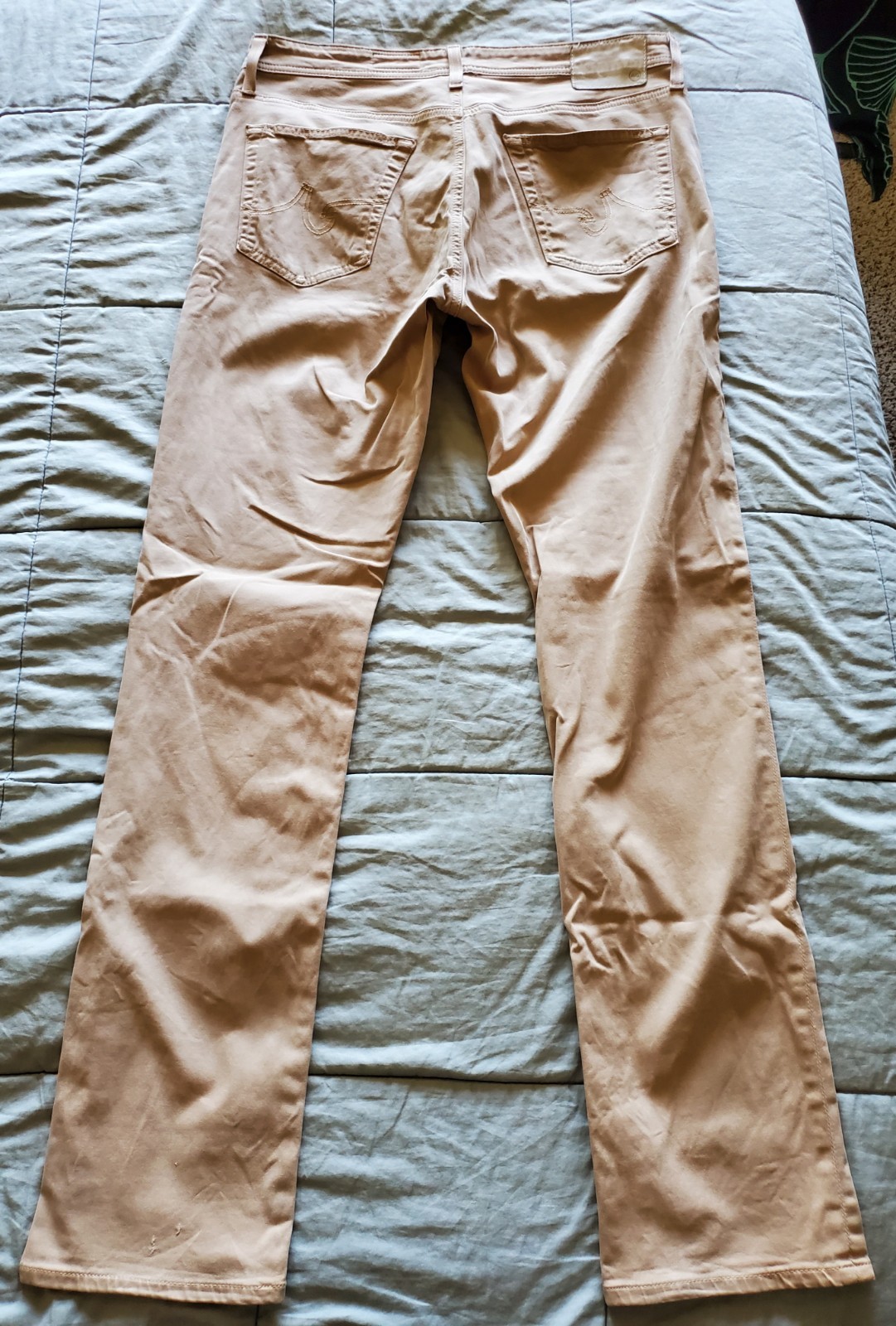 AG Los Angeles Men’s Pants Size 34×34 In Tan Color 97% Cotton 3% Elastane