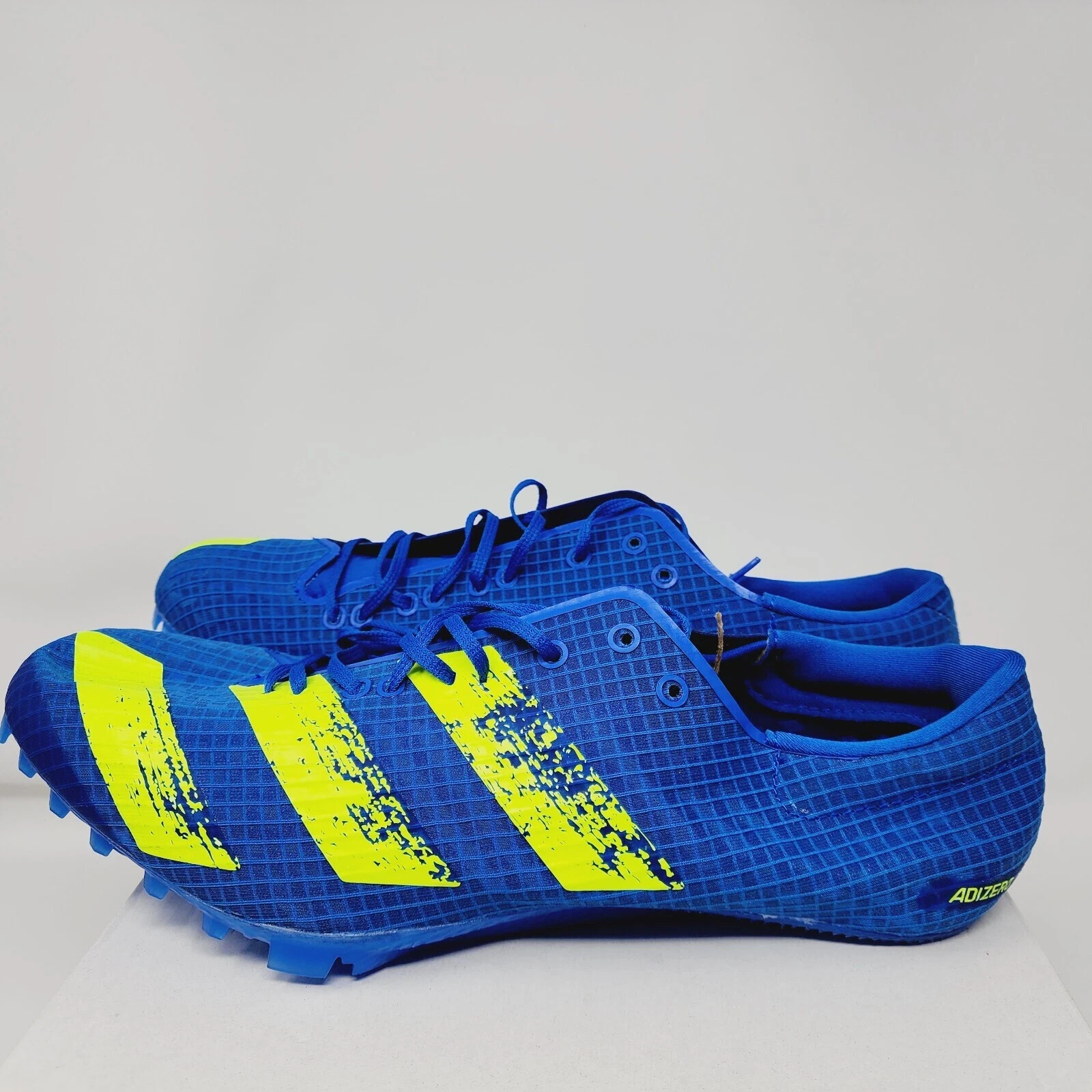 Adidas Adizero Finesse Men’s Size 10.5 Track & Field Spikes Blue Yellow H68746