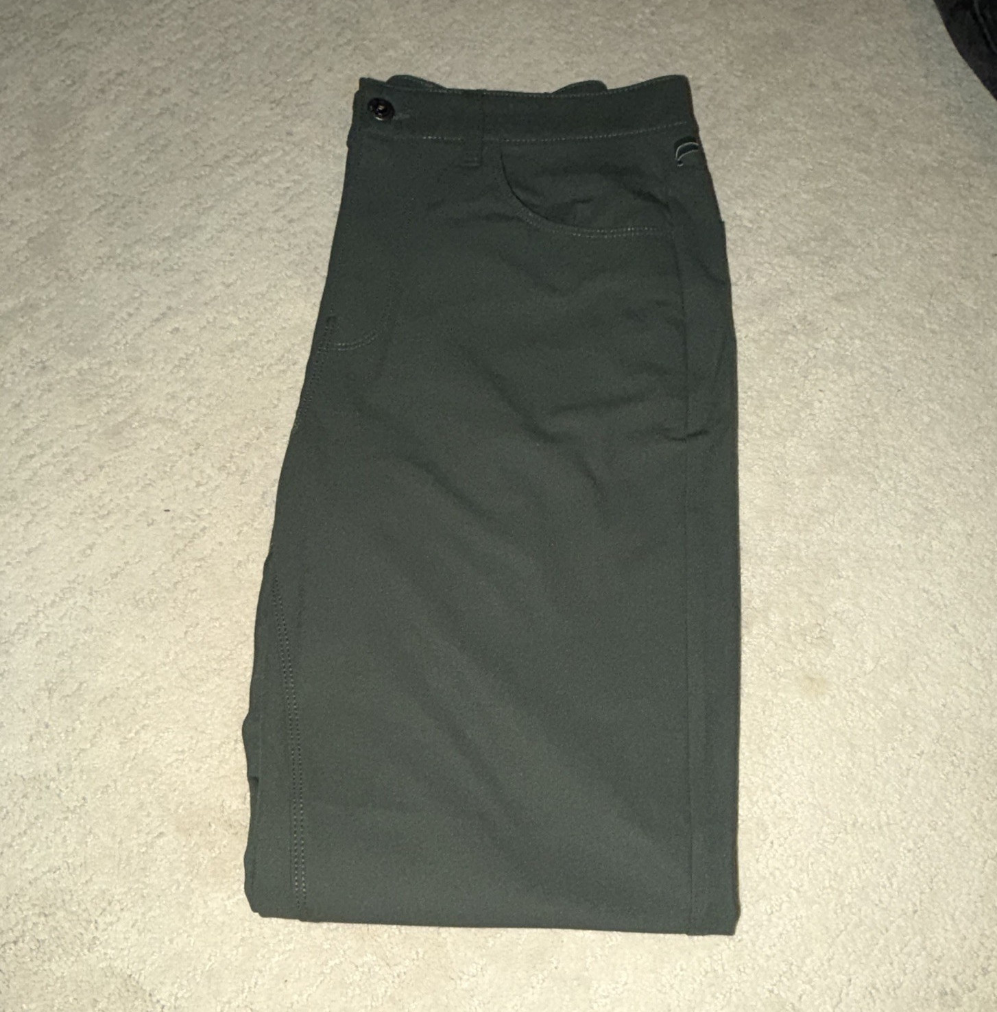 Fabletics Men’s Green Slim Fit chino Twill Pants 29×30 never worn