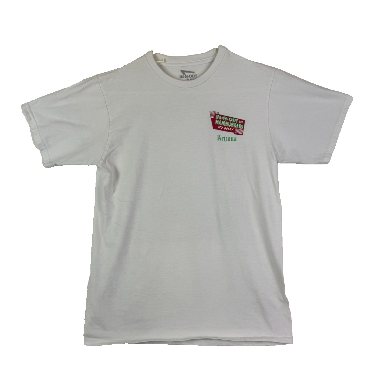 In-N-Out Burger Quality-N-Speed TShirt Men’s Medium Short Sleeve Melissa Noriega