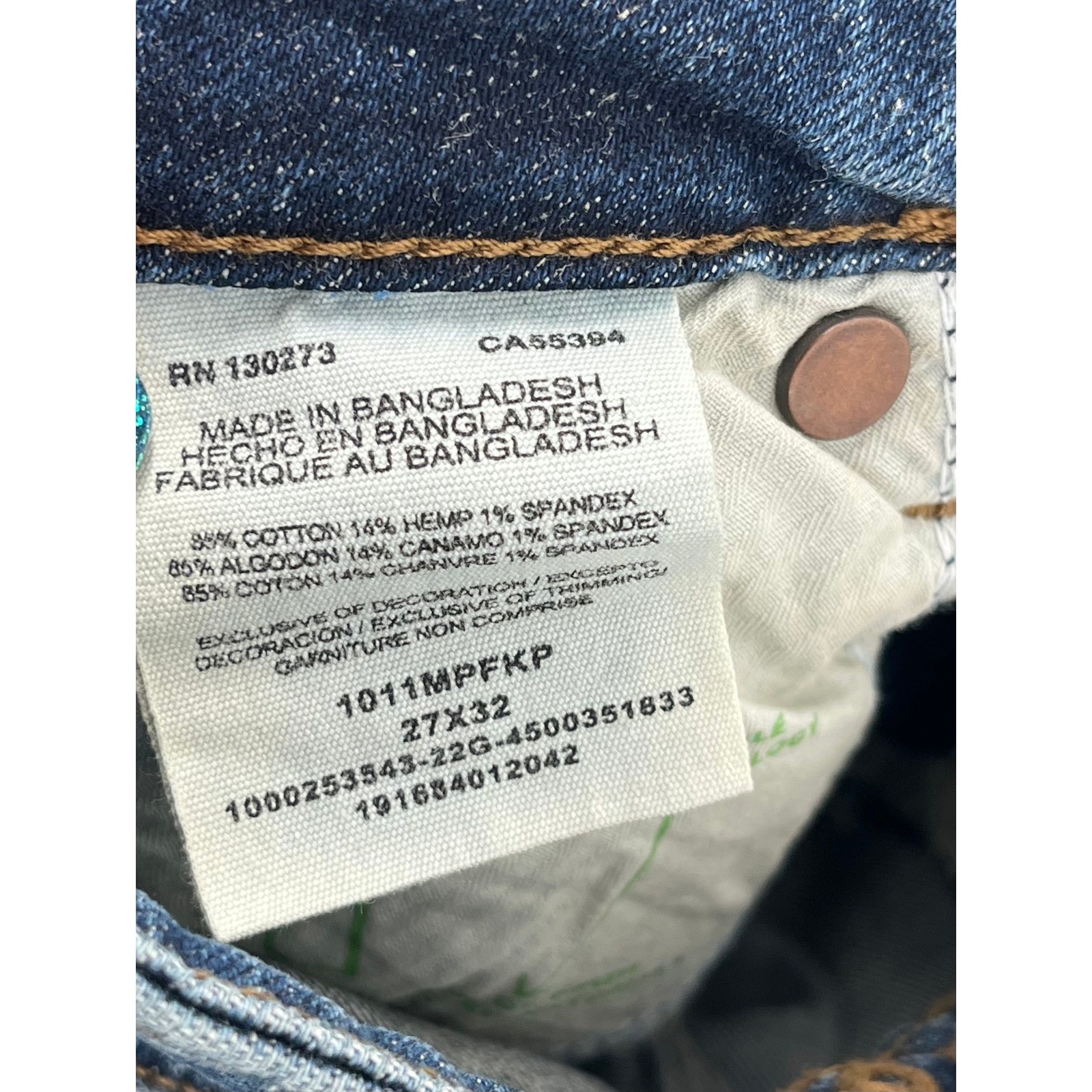 Wrangler Womens High Rise Flare bell bottom Jeans Blue Laney Wilson 27×32