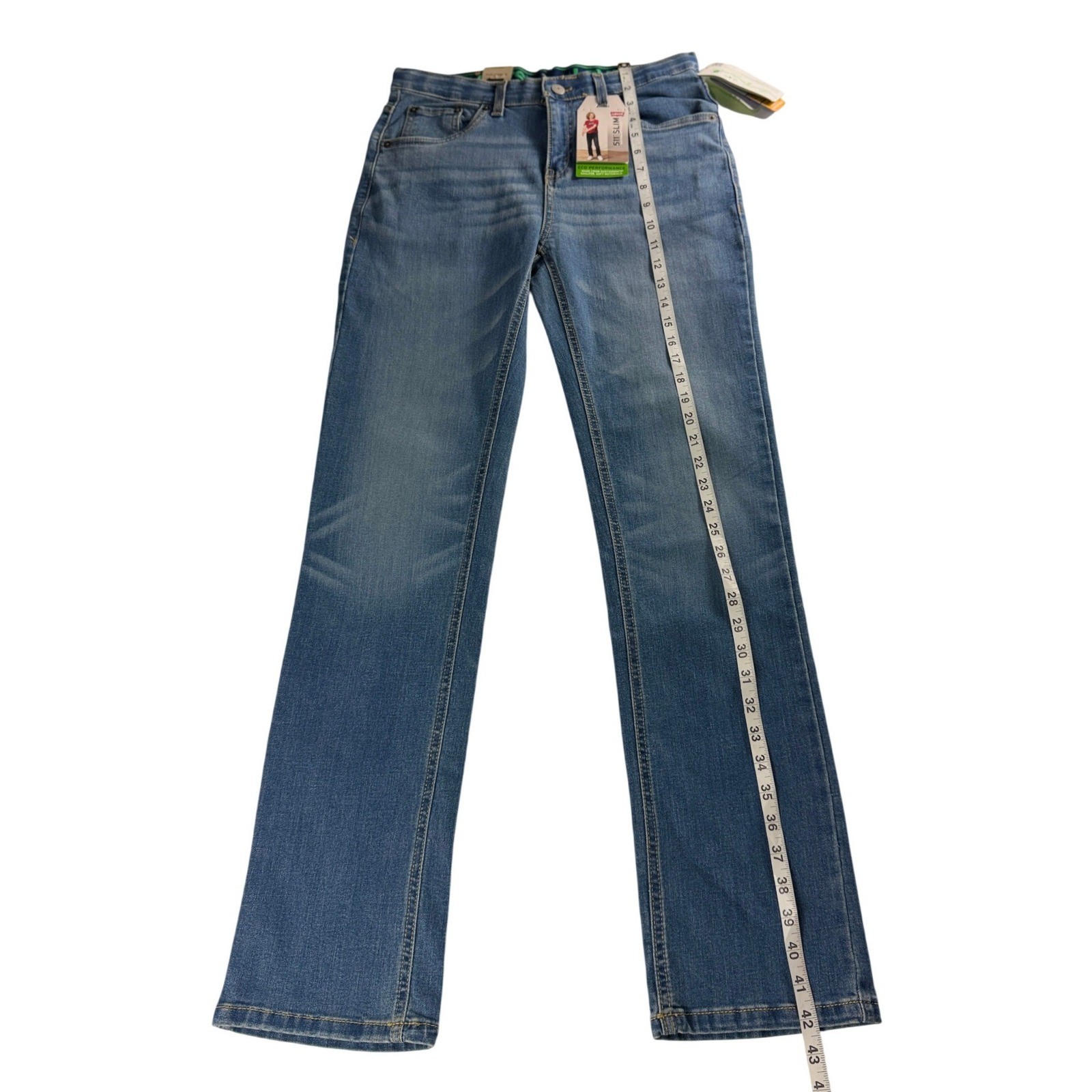 Levis 511 Slim Eco Performance Boys Jeans Size 18 Reg 29×31 Adjustable Waist NWT