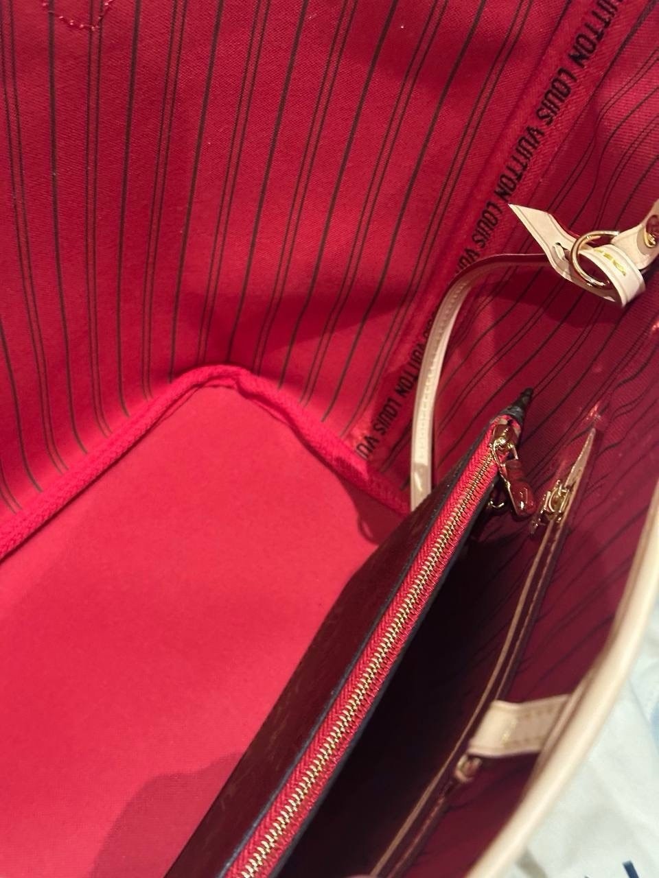 Louis Vuitton Neverfull Tote MM Brown Canvas Monogram