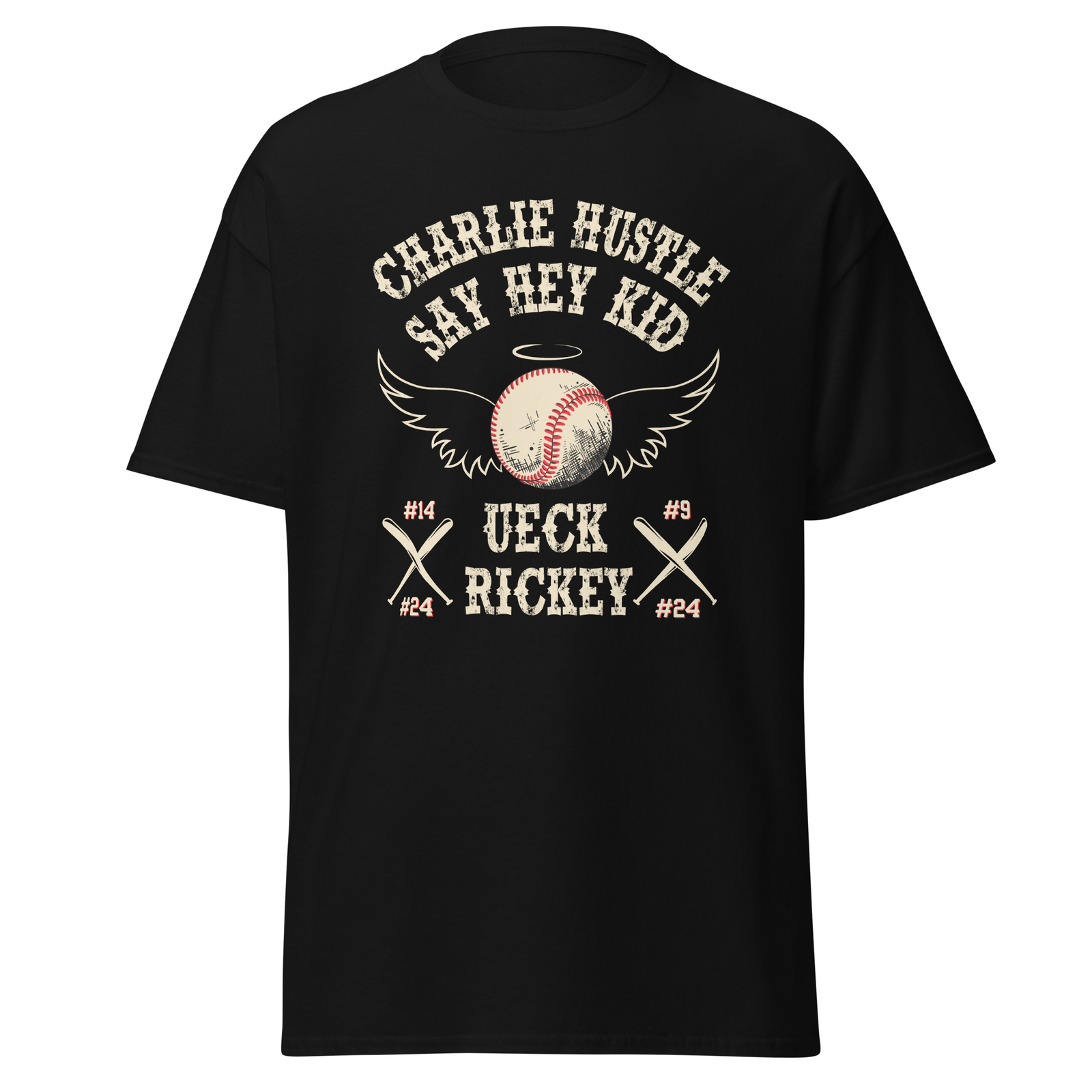 Baseball Legends Shirt Uecker Mays Charlie Hustle Pete Rose Rickey Henderson Tee