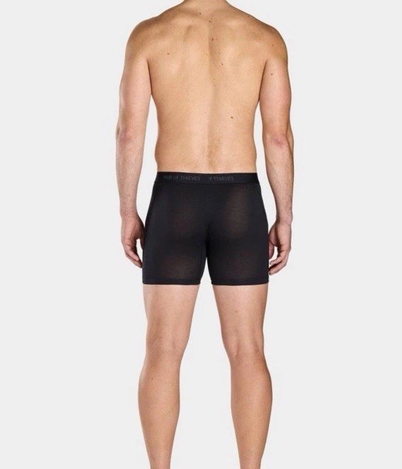 Men’s Pair Of Thieves 3 Pack Of Bamboo Rayon Boxer Briefs Black L NWT