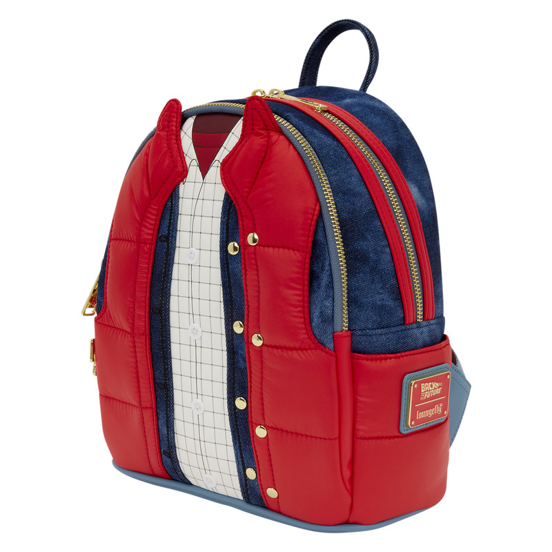 Loungefly Back to the Future Marty McFly Cosplay Mini Backpack (HOT DEAL🛒NOW)