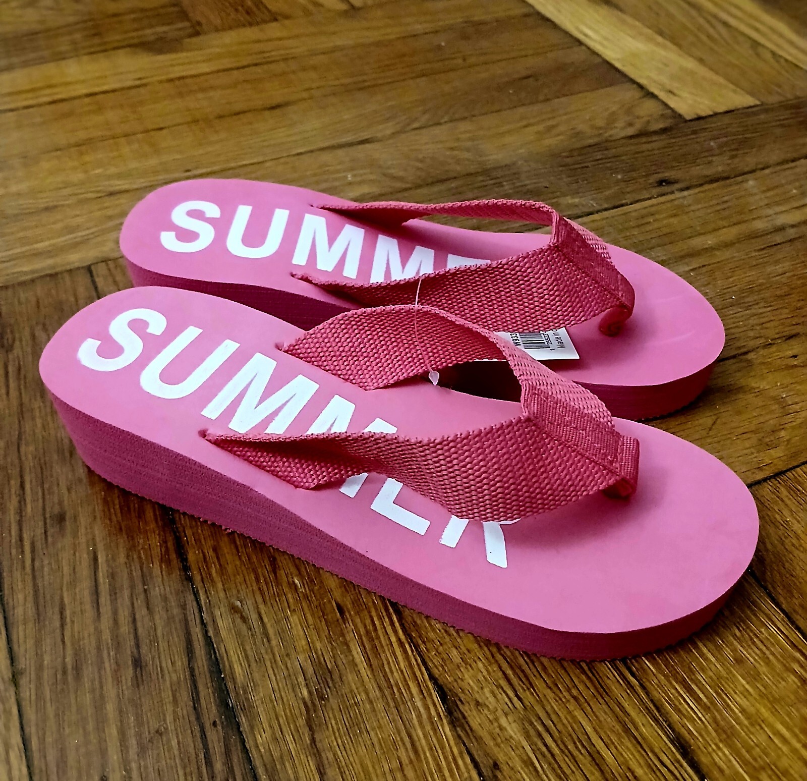 Women’s Colorful Lightwieght Comfort Wedge Flip Flop Sandals Sizes 6-11