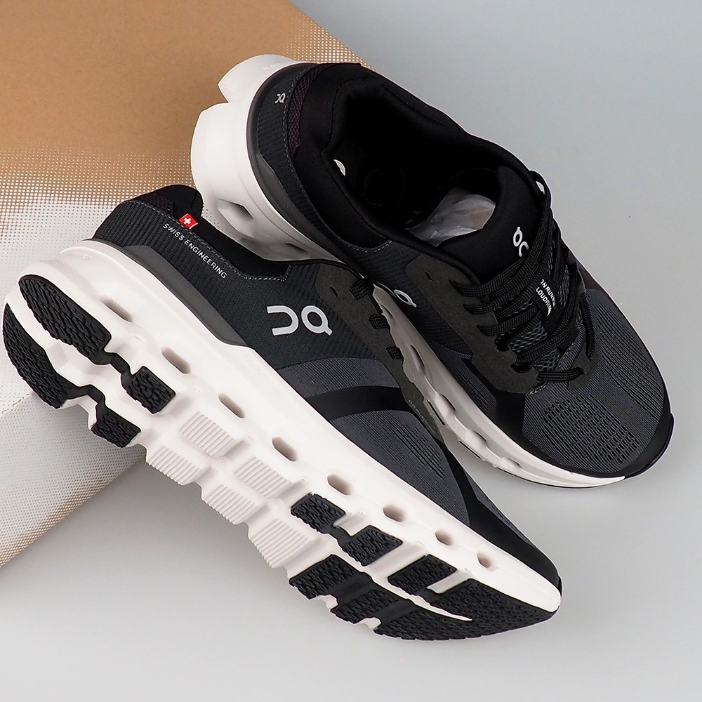 On Cloudrunner 2 Sneakers in Eclipse/Black Women’s Running Shoes Size 6-9.5