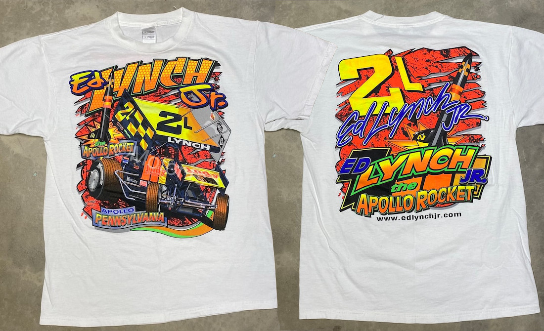 2004 Ed Lynch Jr. “Apolo Rocket” Neon Sprint Car Tee