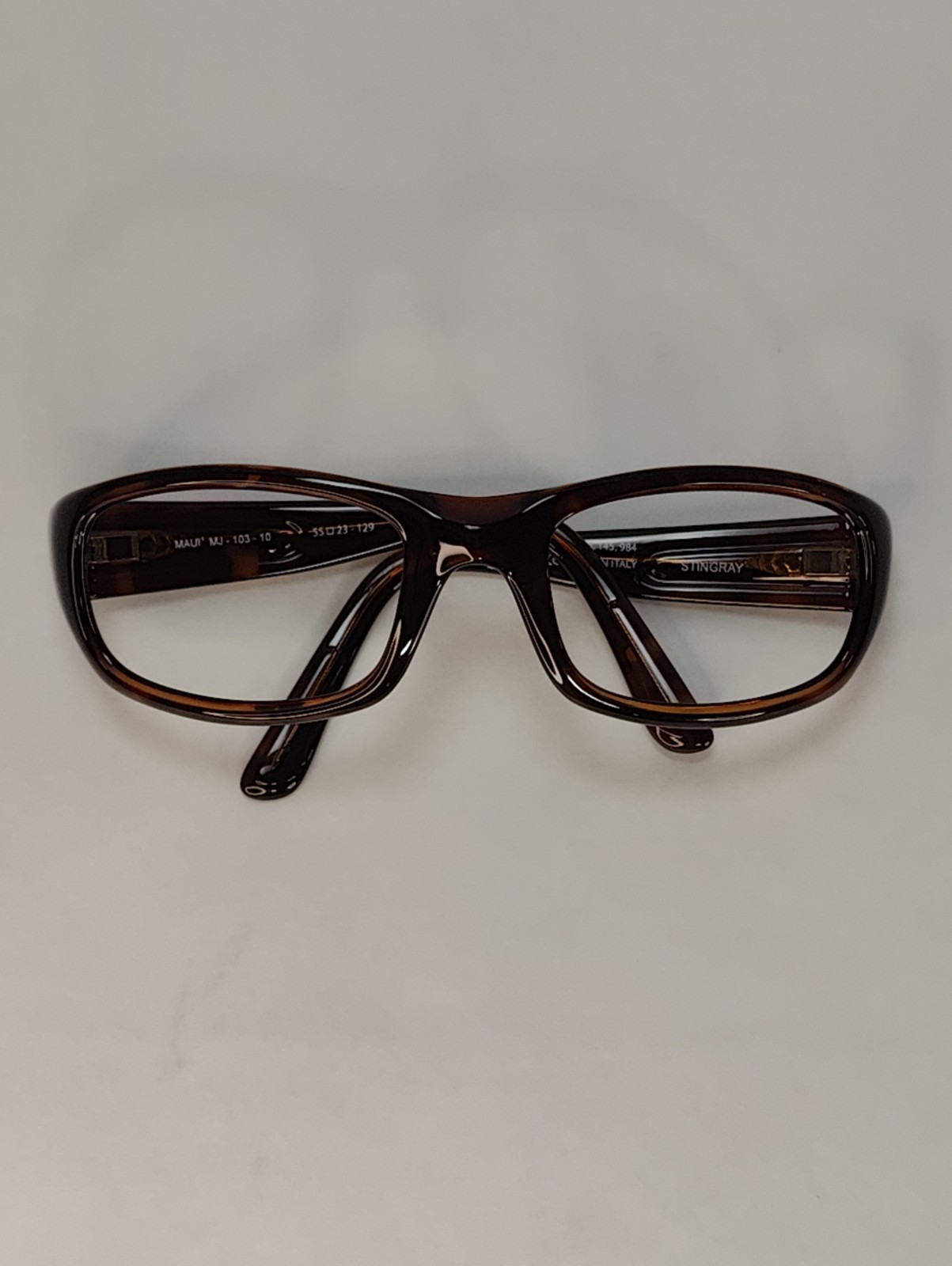 Maui Jim MJ-103-10 Stingray Wrap Sunglasses Frame Only Tortoise Italy