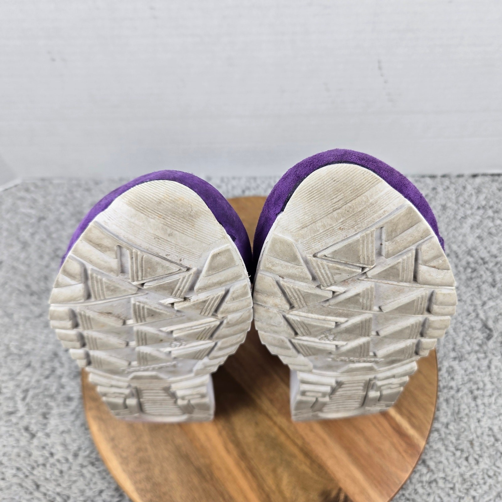 Saucony Men 9.5 Shadow 6000 Egg Hunt Purple Suede Lace Up Casual Daily Sneaker