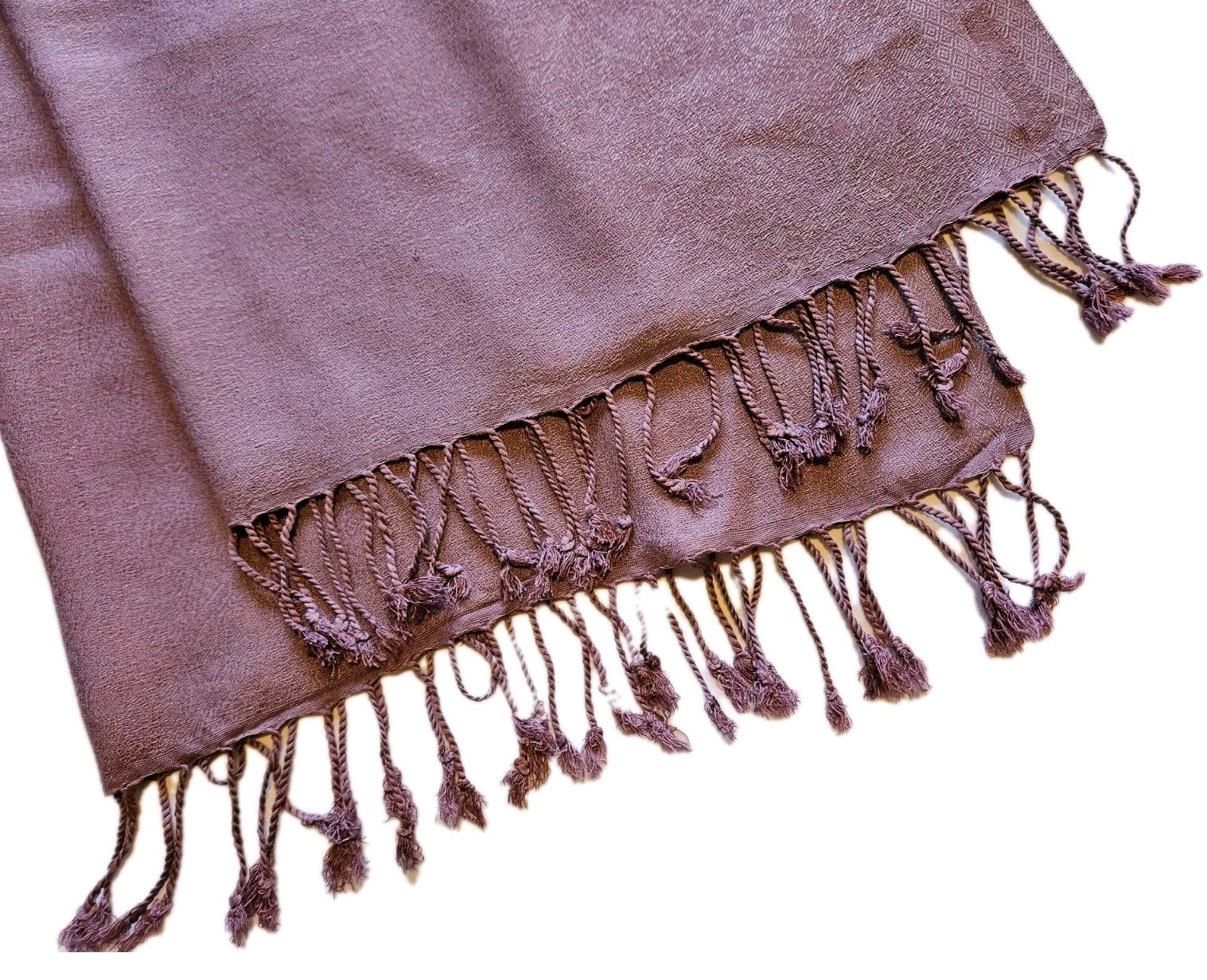 Pashmina Lavender 100% Pashmina Wool Wrap Shawl Paisley Damask Elegant Prom