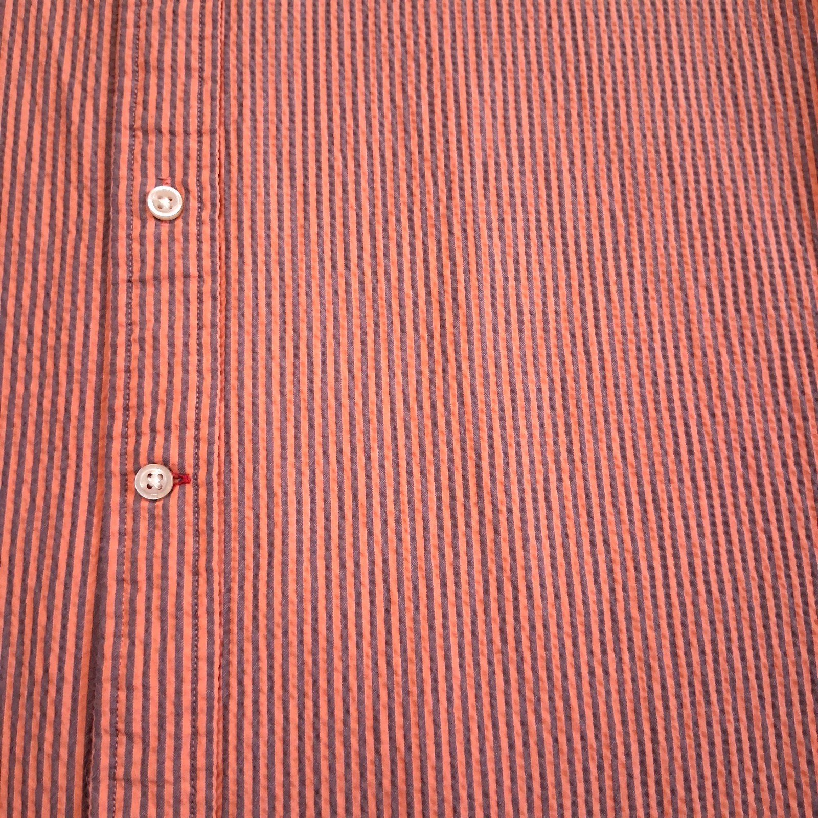 Cremieux Performance Sz XXL Seersucker Short Sleeve Button-Dn Collar/Frnt Shirt