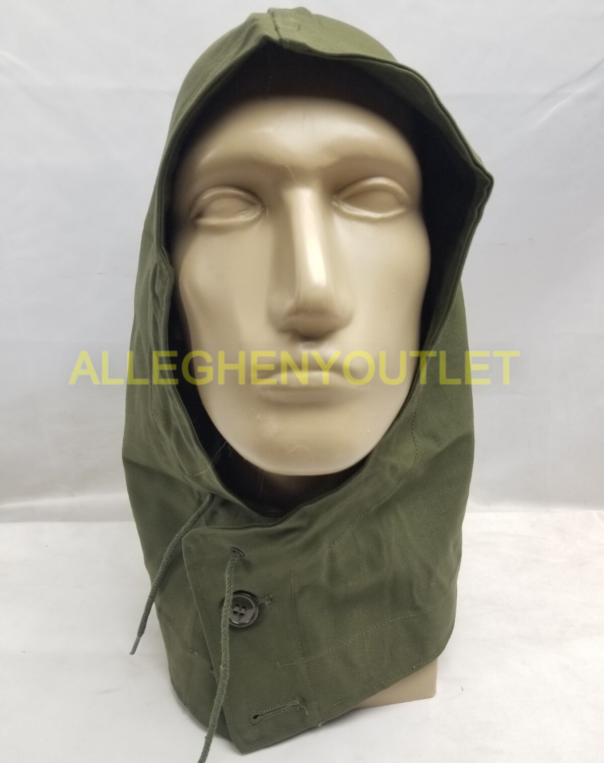 US Military M-1951 Korean War Era Field Jacket Hood, OD, Sz Large 44-46-48, NEW