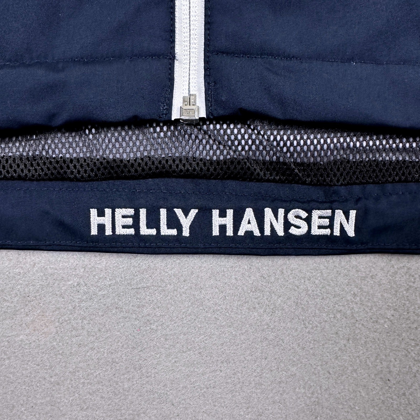 Helly Hansen Crew Vest Mens 4XL Navy Blue Sailing Windproof Fleece Lined Collar