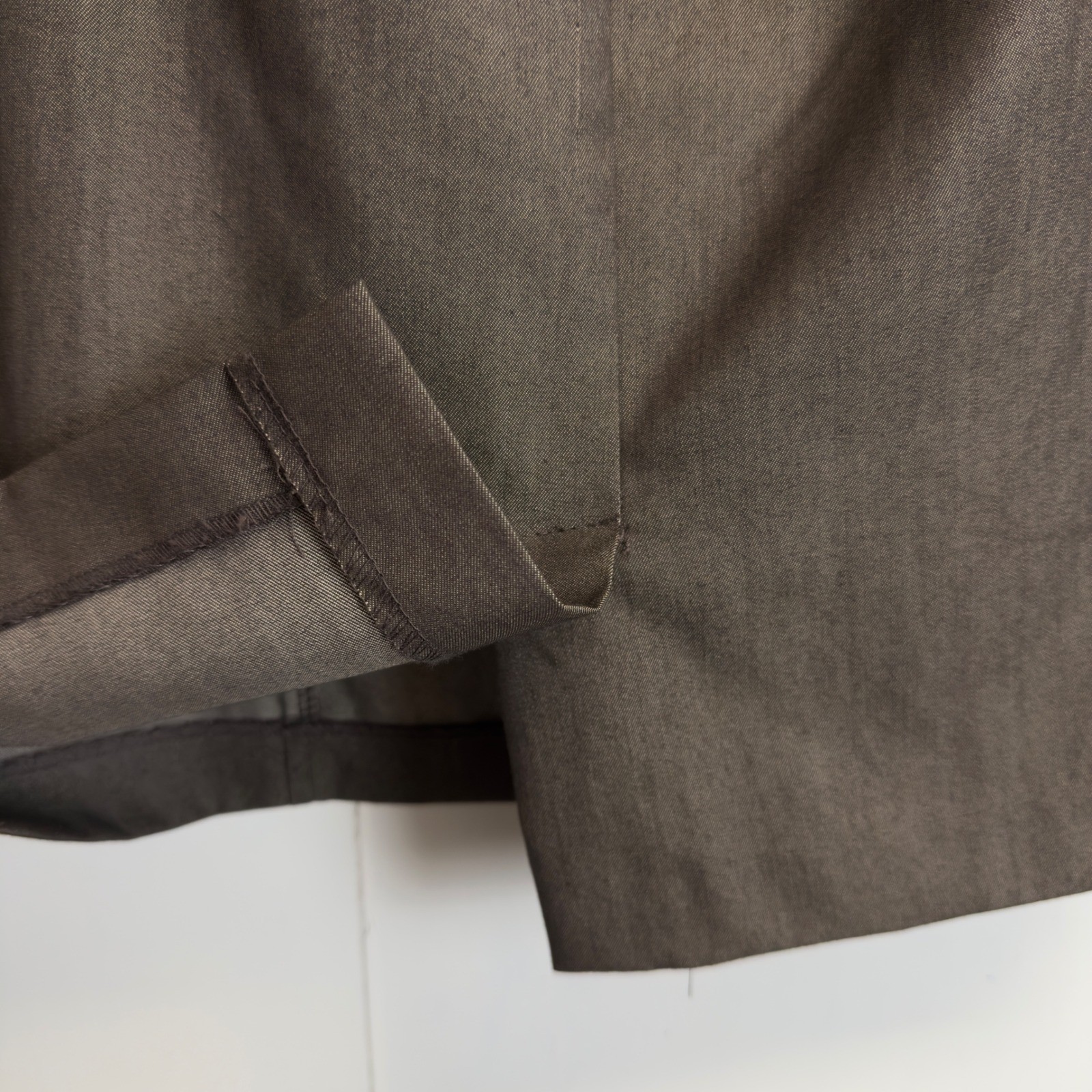 B-Wear Byer California Brown Short Sleeve Blazer and Pencil Skirt Suit Set L