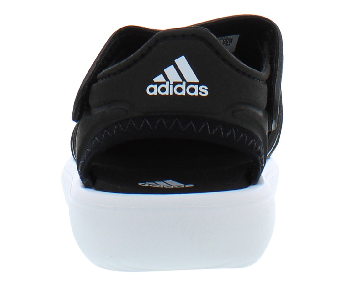 Adidas Water Slide Infant/Toddler Shoes Size 5, Color: Black/White/Black