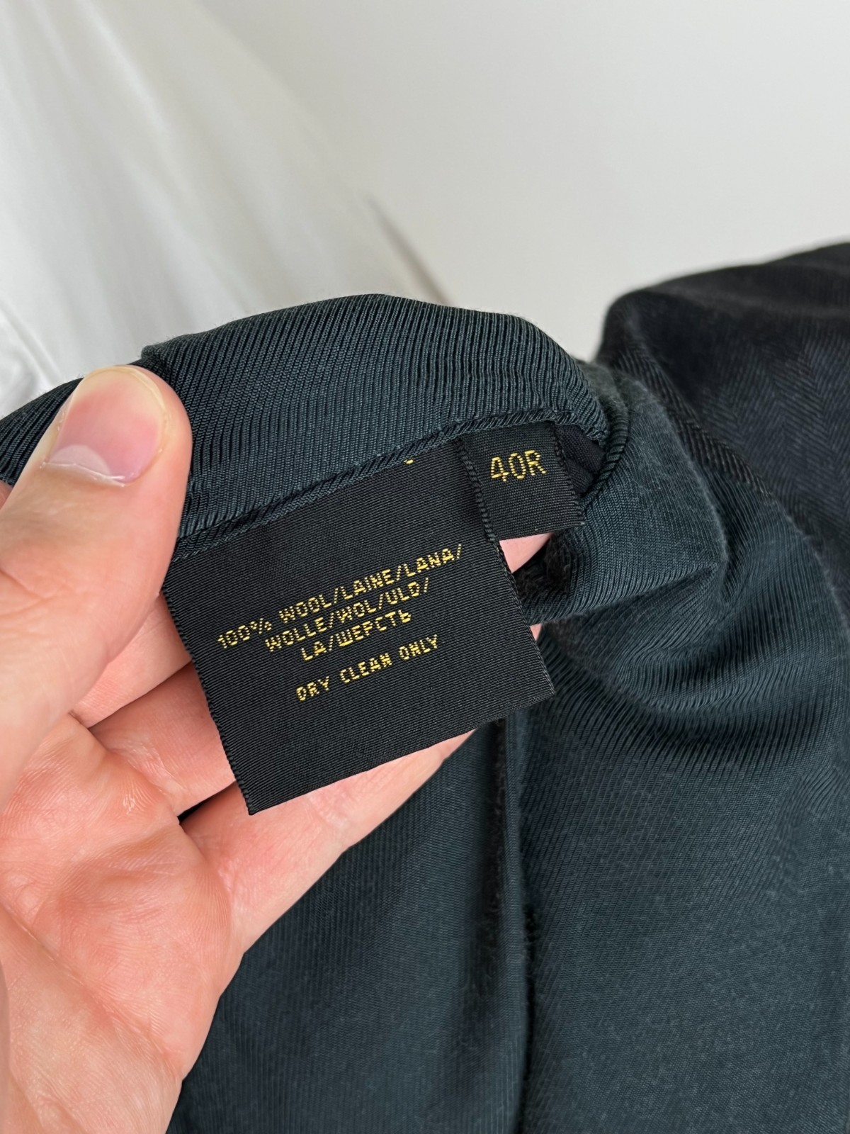 Rare DOUBLE RL (RRL) Ralph Lauren 100% Wool Herrinbone 2 Piece Suit 40US50IT