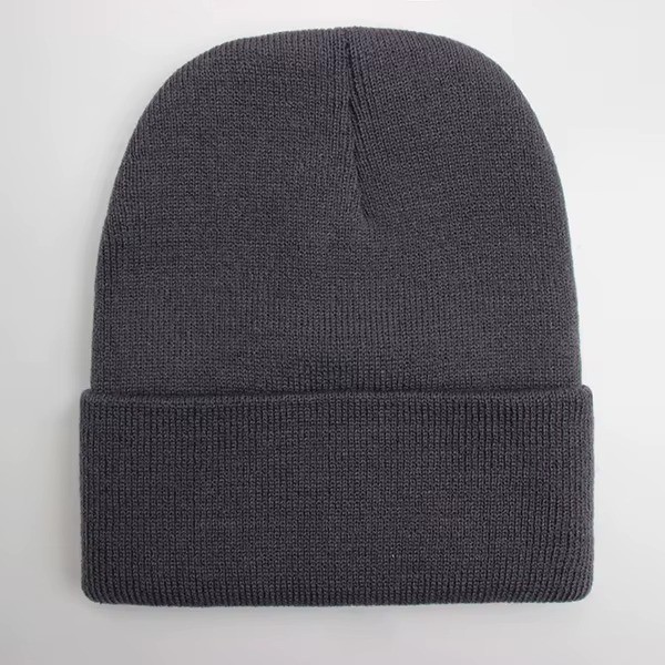 Beanie Hat Cap Plain Knit Ski Skull Cuff Winter Warm Slouchy Men Women CF Unisex