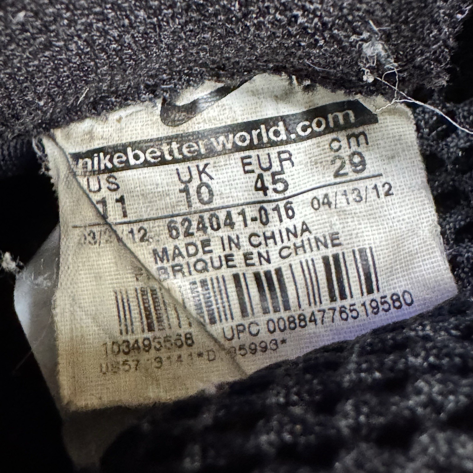 Size 11 – Nike Air Foamposite Pro Crimson Silver Red Black See Pictures