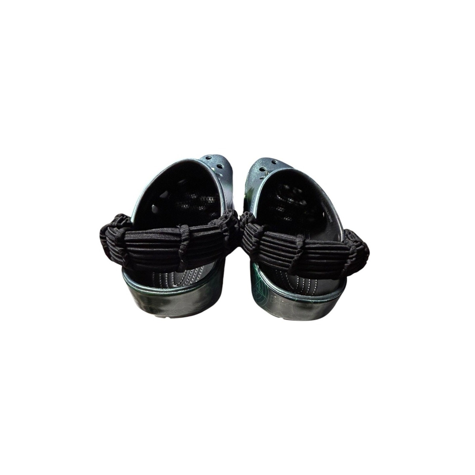 NWT Limited Edition Wicked x Crocs Classic Glow in the Dark Clog ‘Elphaba’ M5/W7