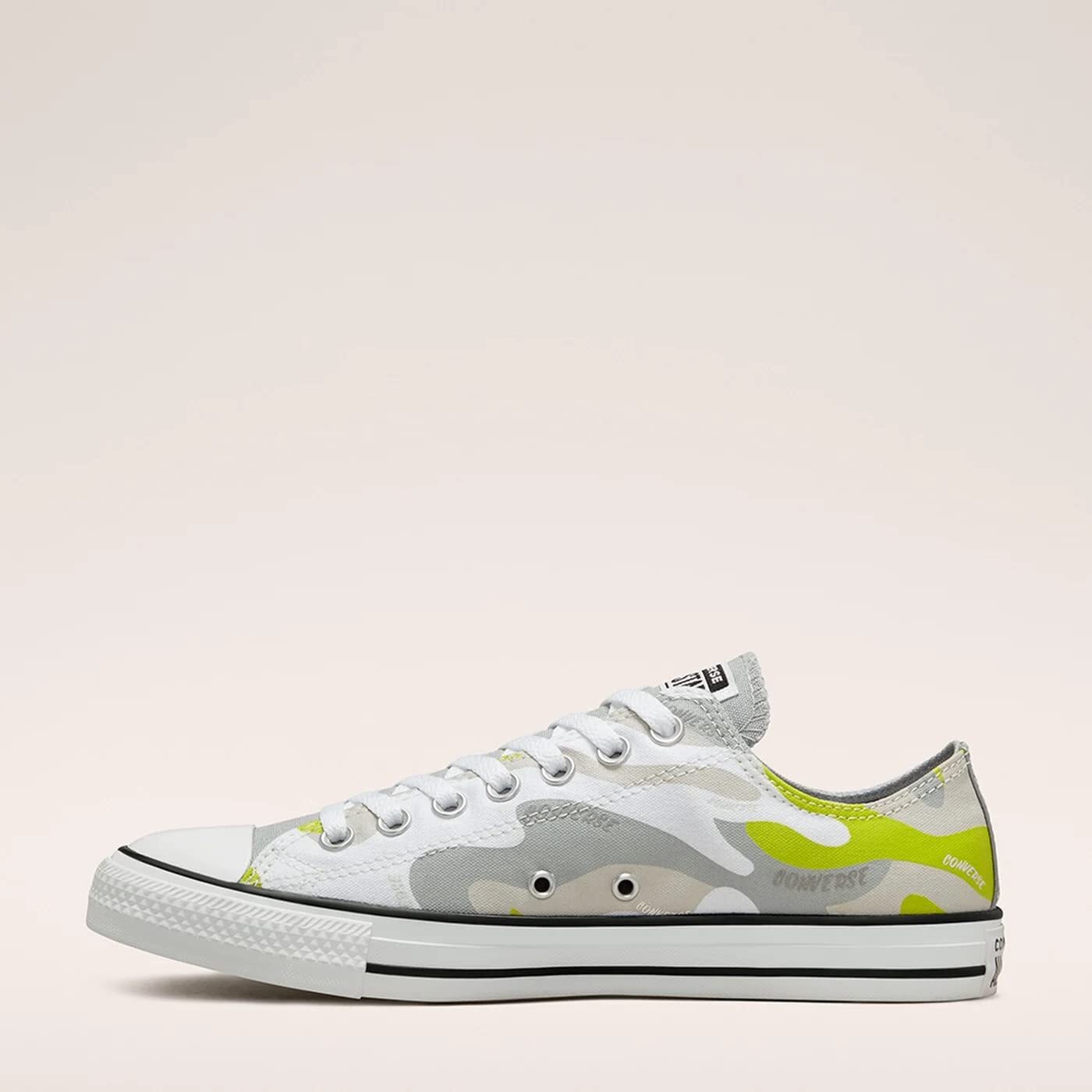 Converse Youth Chuck Taylor All Star White/Ash Stone/Lime Twist 372088F Size 3