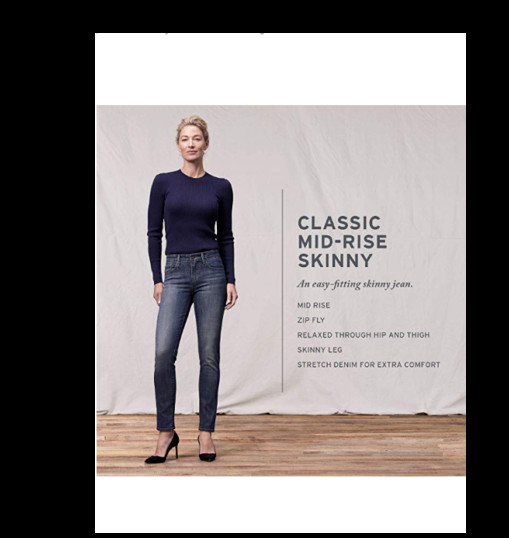 Levis Classic Mid Rise Skinny Jeans with Studs Size 8,10,14,16 (585750172)