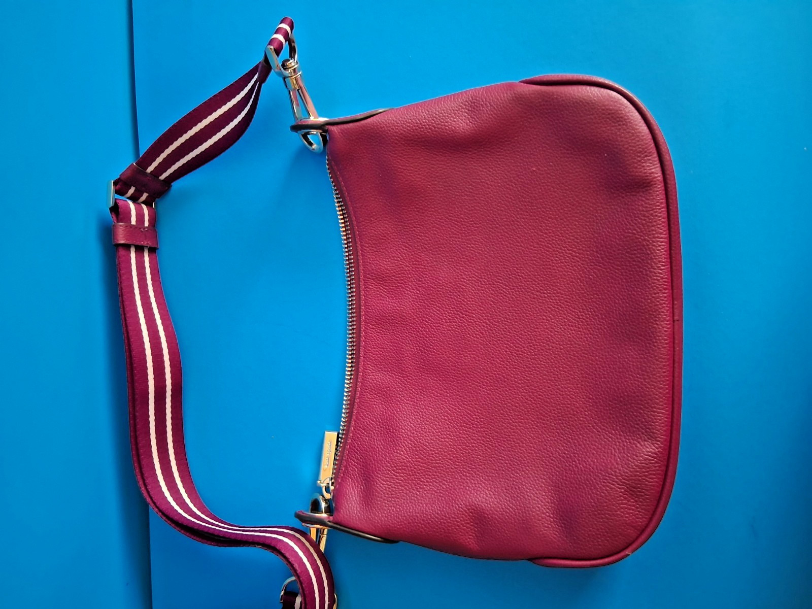 Kate Spade Rosie Crossbody Pebbled Leather – Dark Raspberry