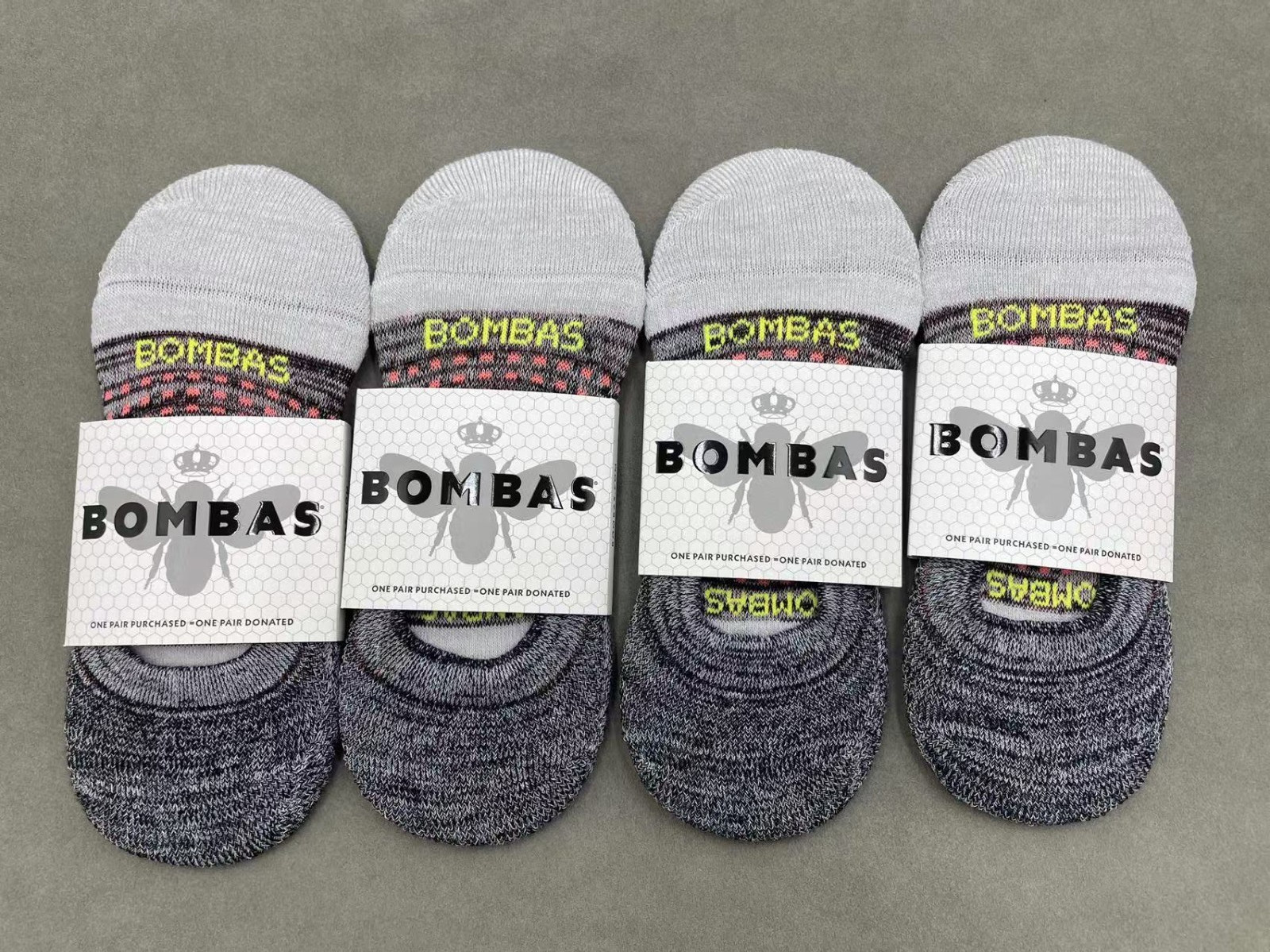 4 pairs Women’s Camouflage No Shows Socks Size Small 5-7 multicolor