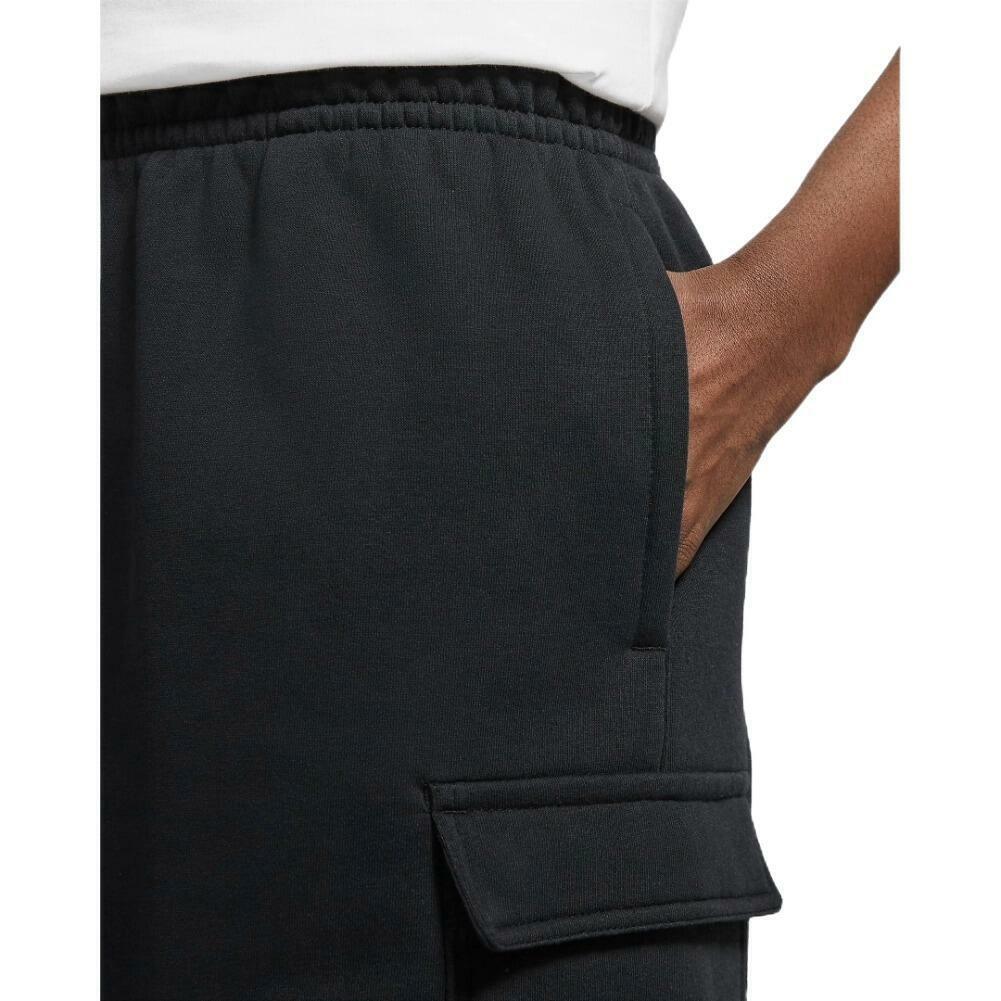 Nike Men’s Shorts Sportswear Club Elastic Waist Athletic Fleece Cargo Shorts