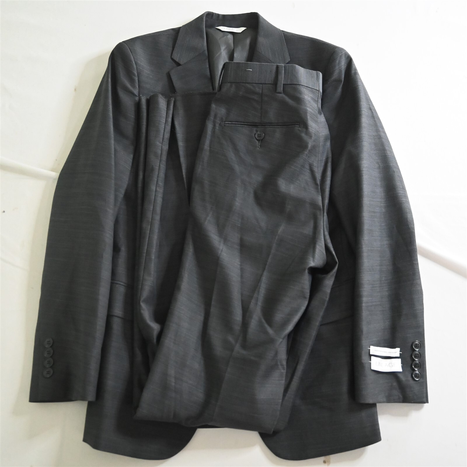 NEW Lineage 35R 28 Gray Performance Stretch Mens Jacket Pants Suit