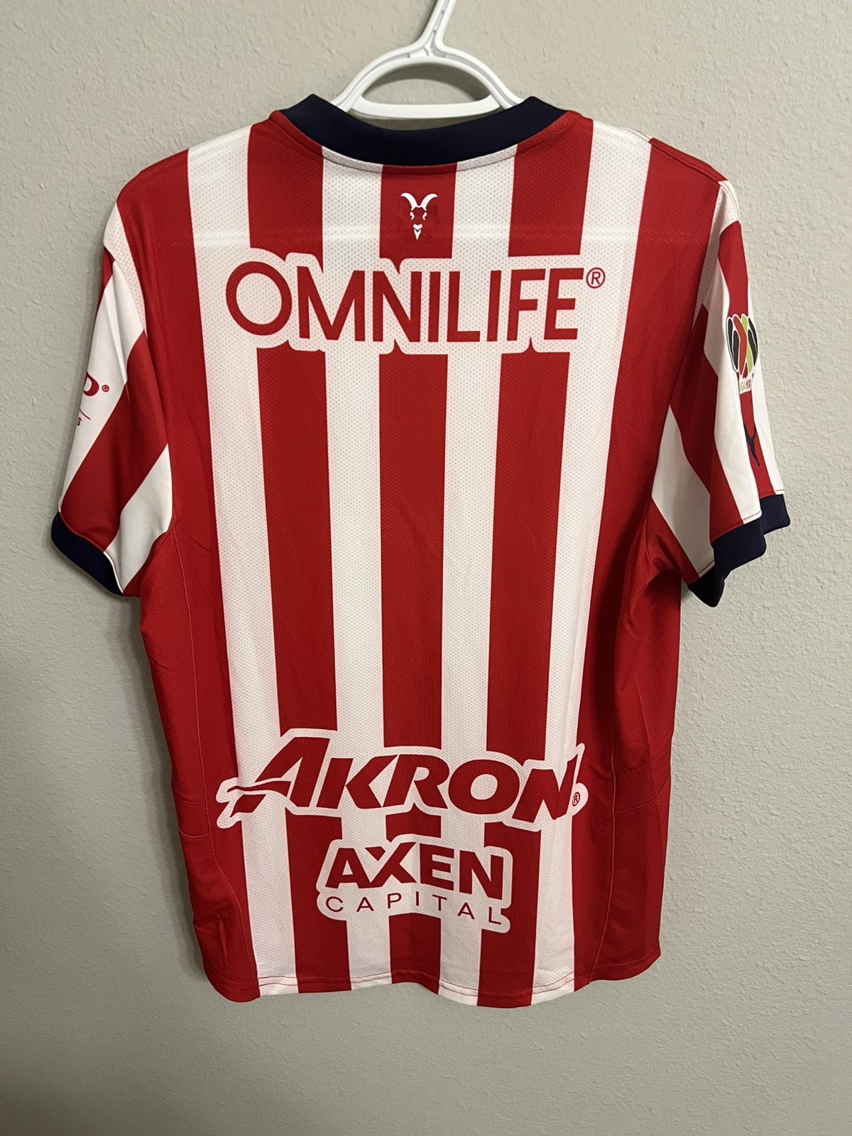 Puma Men’s M Red White Chivas Home Player’s Version Jersey 24-25