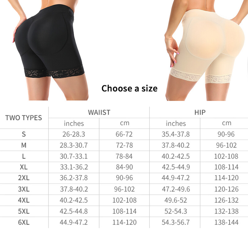 Upgraded Women Extra Large Pads Panties Fake Ass Big Buttock Underwear Enhancer