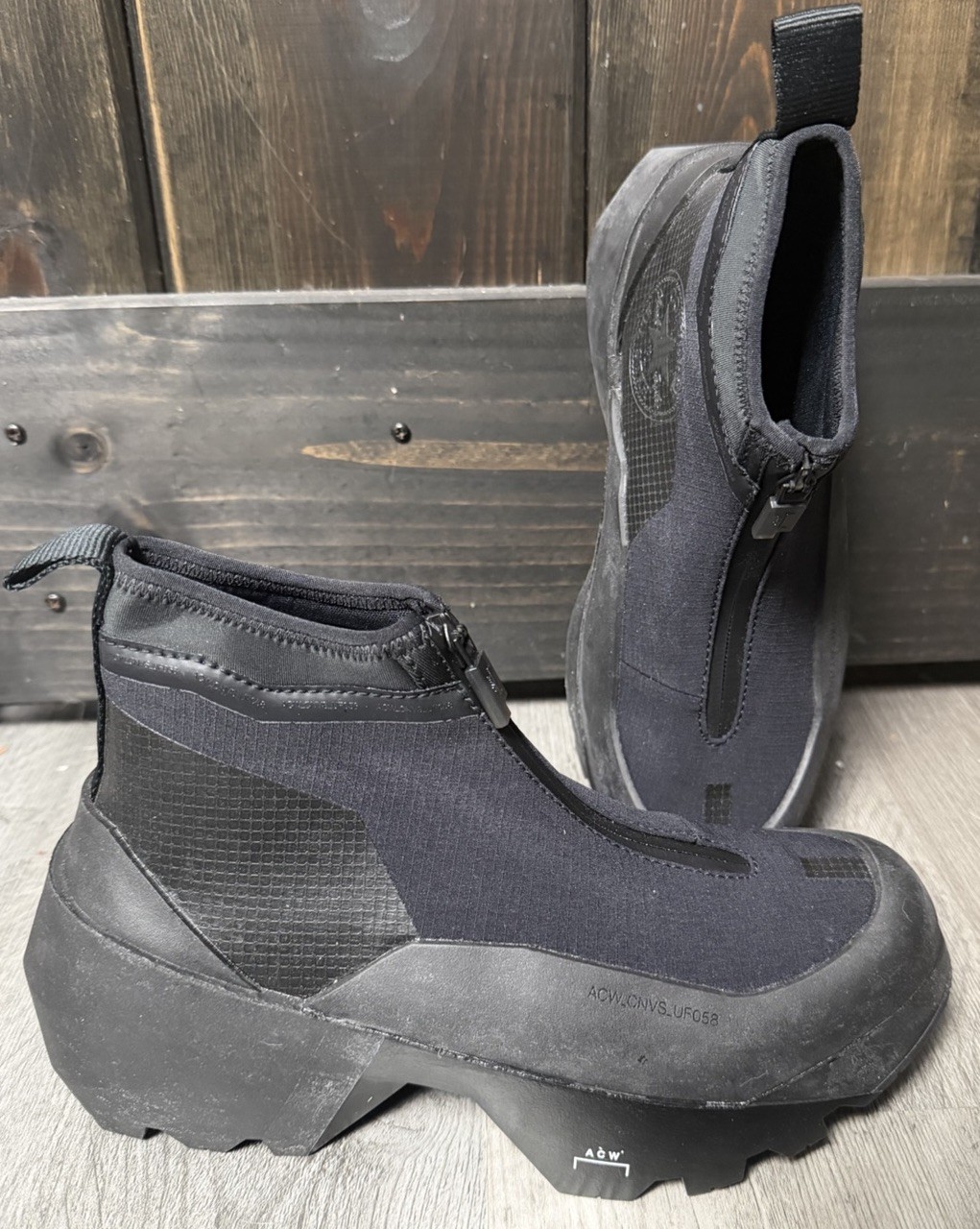 Converse x A-Cold-Wall Geo Forma Boots Black Men 5 Women 7 ACW Zip High Top