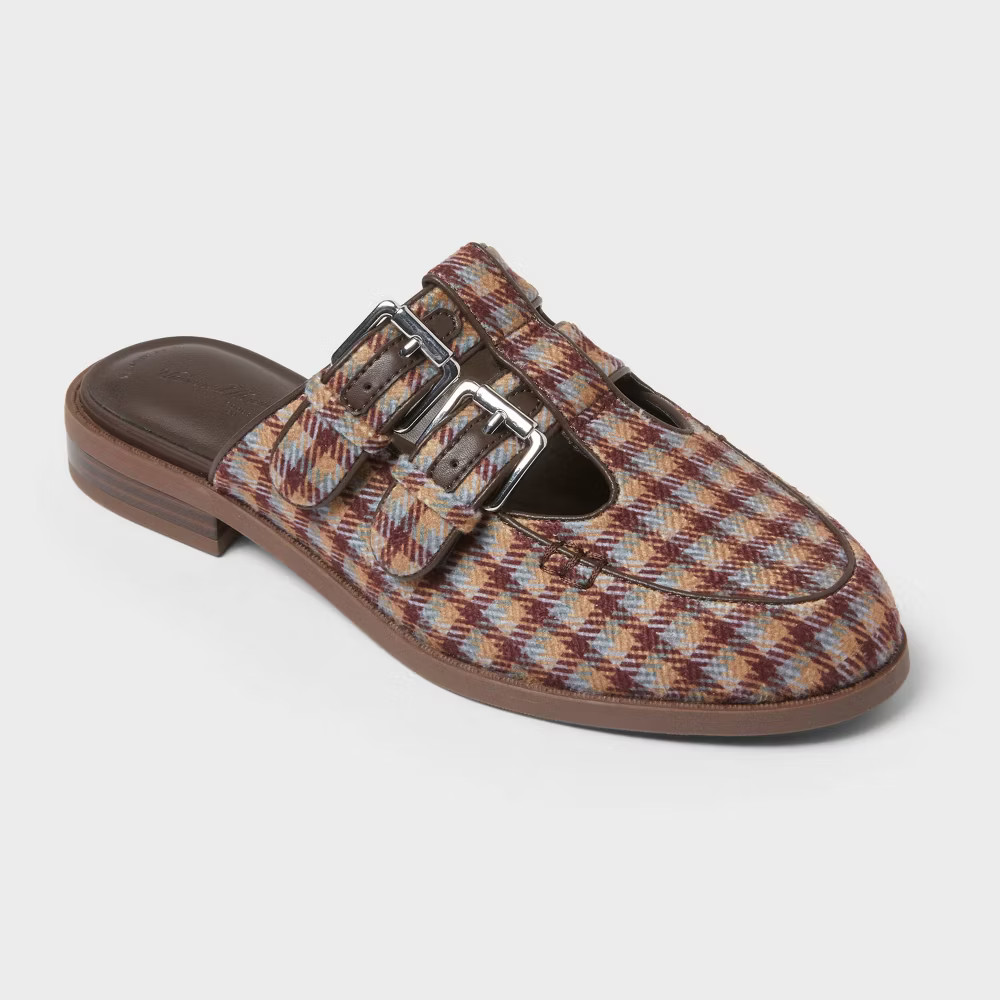 Women Winona Mary Jane Mules – Universal Thread Brown/Orange 8.5