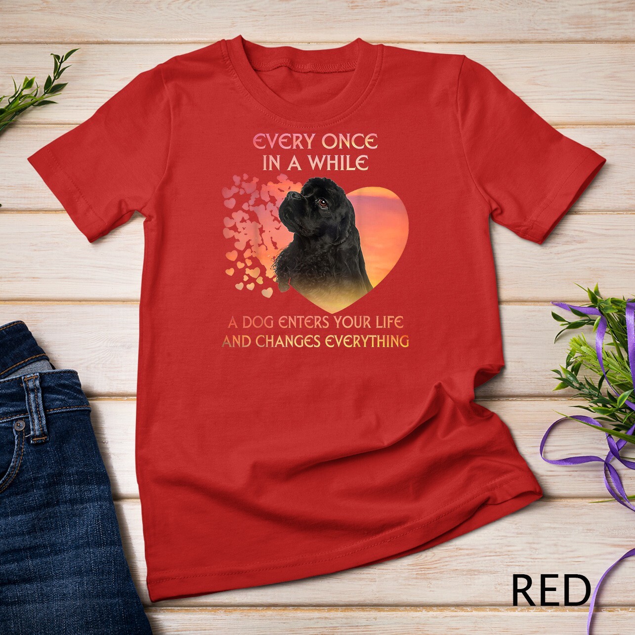 Every Once In A While American Cocker Spaniel T-Shirt Unisex T-shirt