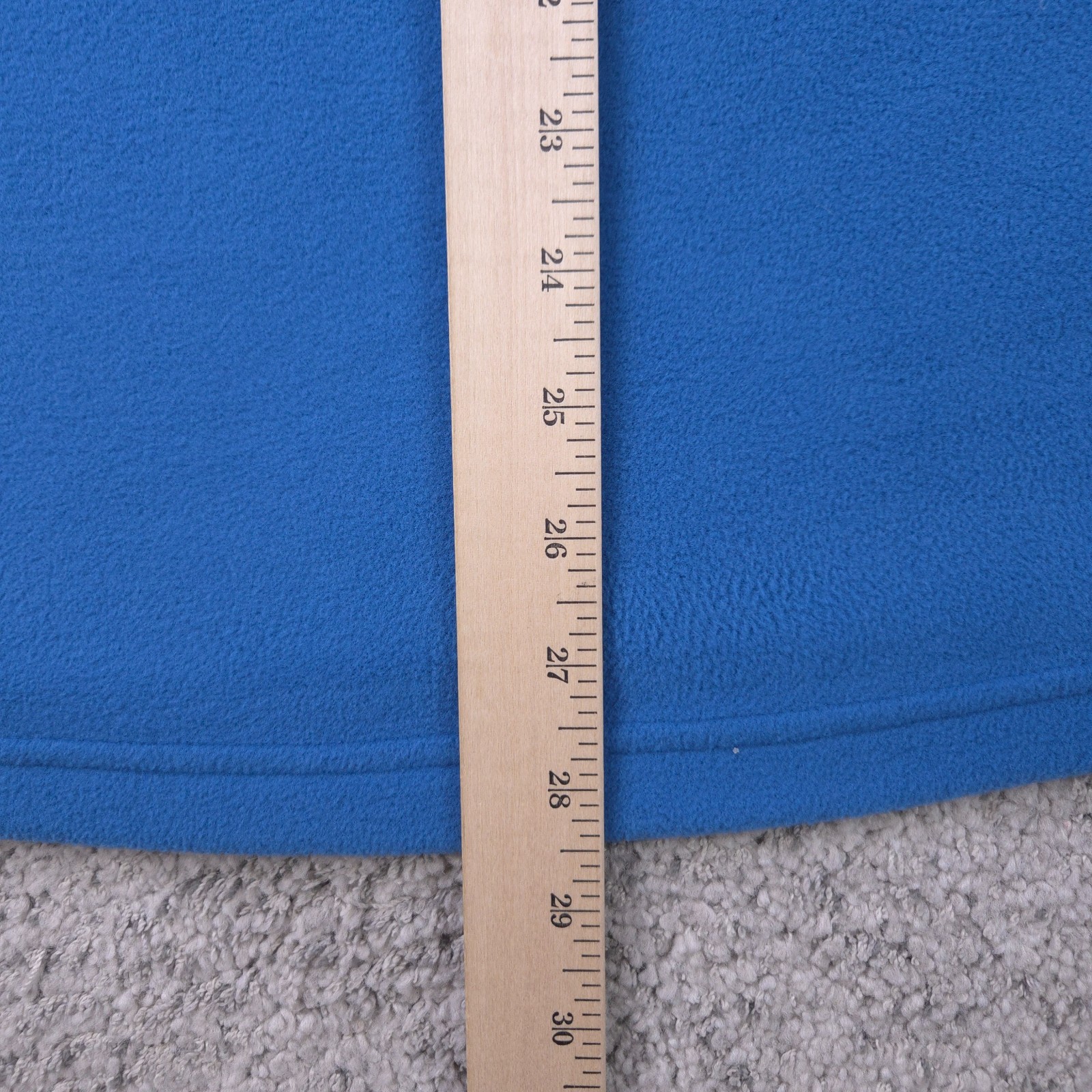 Musto Fleece Sweater Mens Medium Pullover Half Zip Sailing Mock Neck Blue GUC