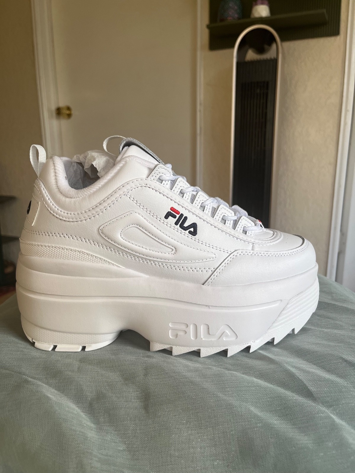 Brand-New FILA Disruptor II Wedge Women’s Platform Sneakers