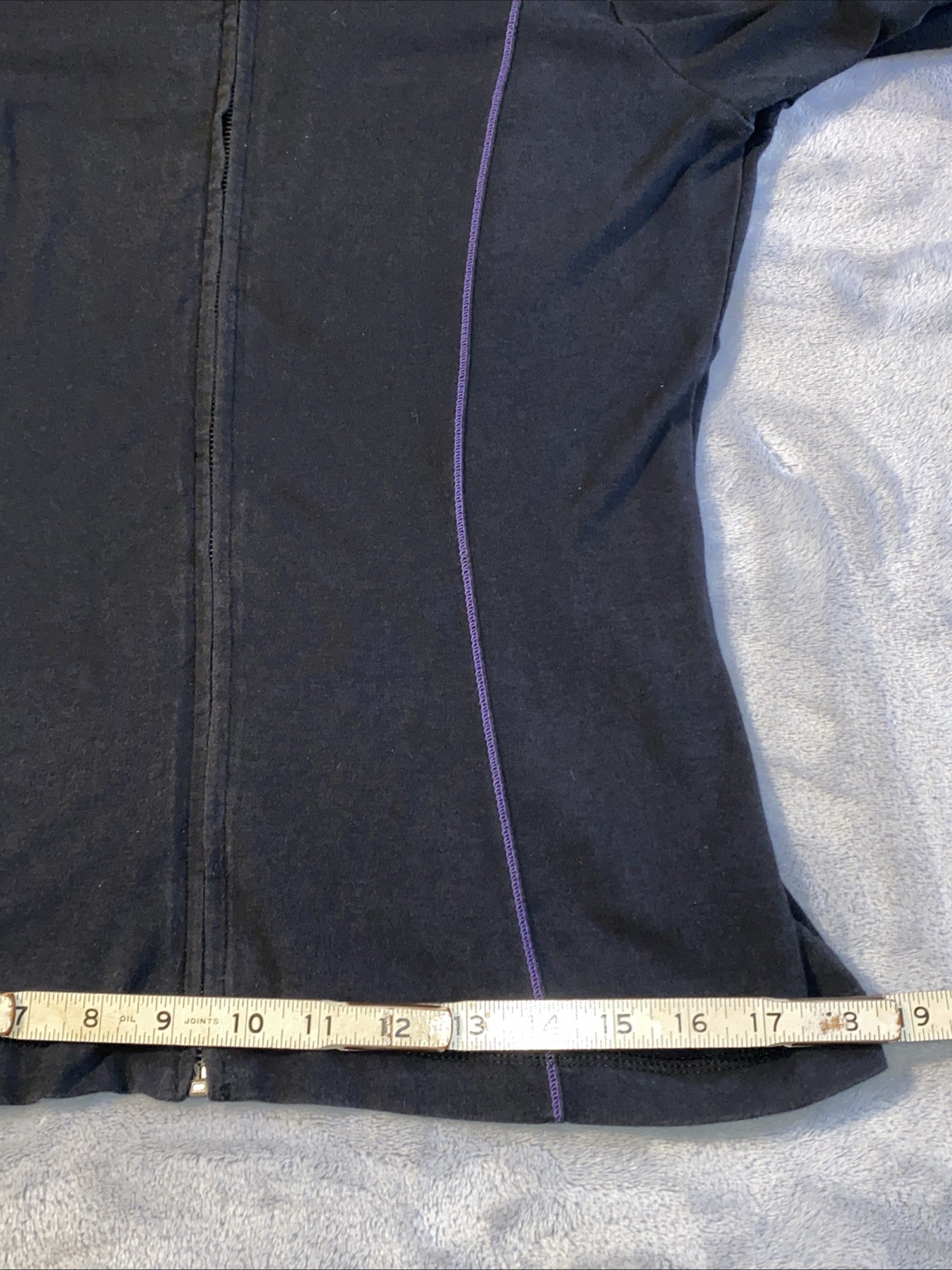 Green Apple Active long-sleeve Bamboo Full Zip Women’s Size Medium Black Jacket