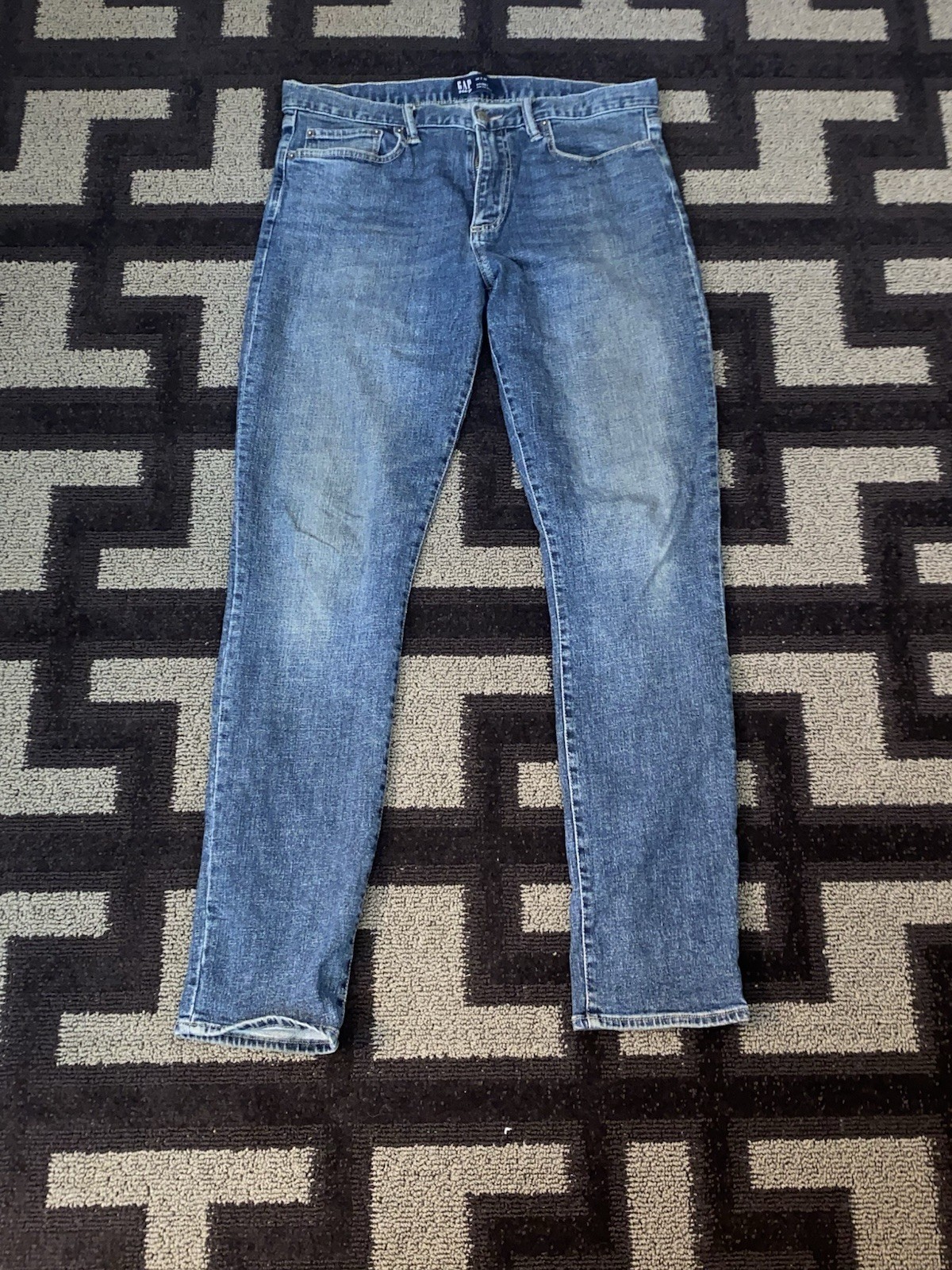 GAP Denim Men’s Skinny Jeans 34×34 Blue Stretch Denim Pants Gap For Good