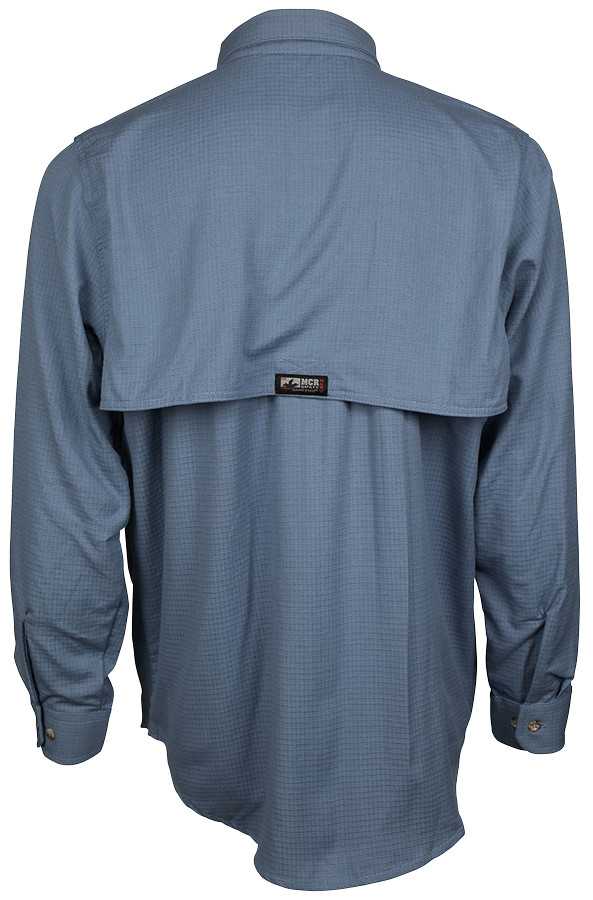 SBS1006 – MCR Safety – Summit Breeze® Flame Resistant (FR) Shirt – XL Blue