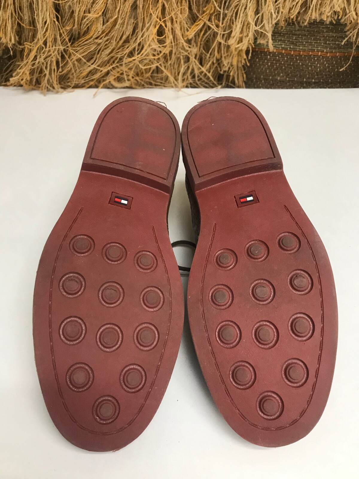 Tommy Hilfiger Michael Stallion Saddle Oxford Boy’s Shoes size 4 dark brown