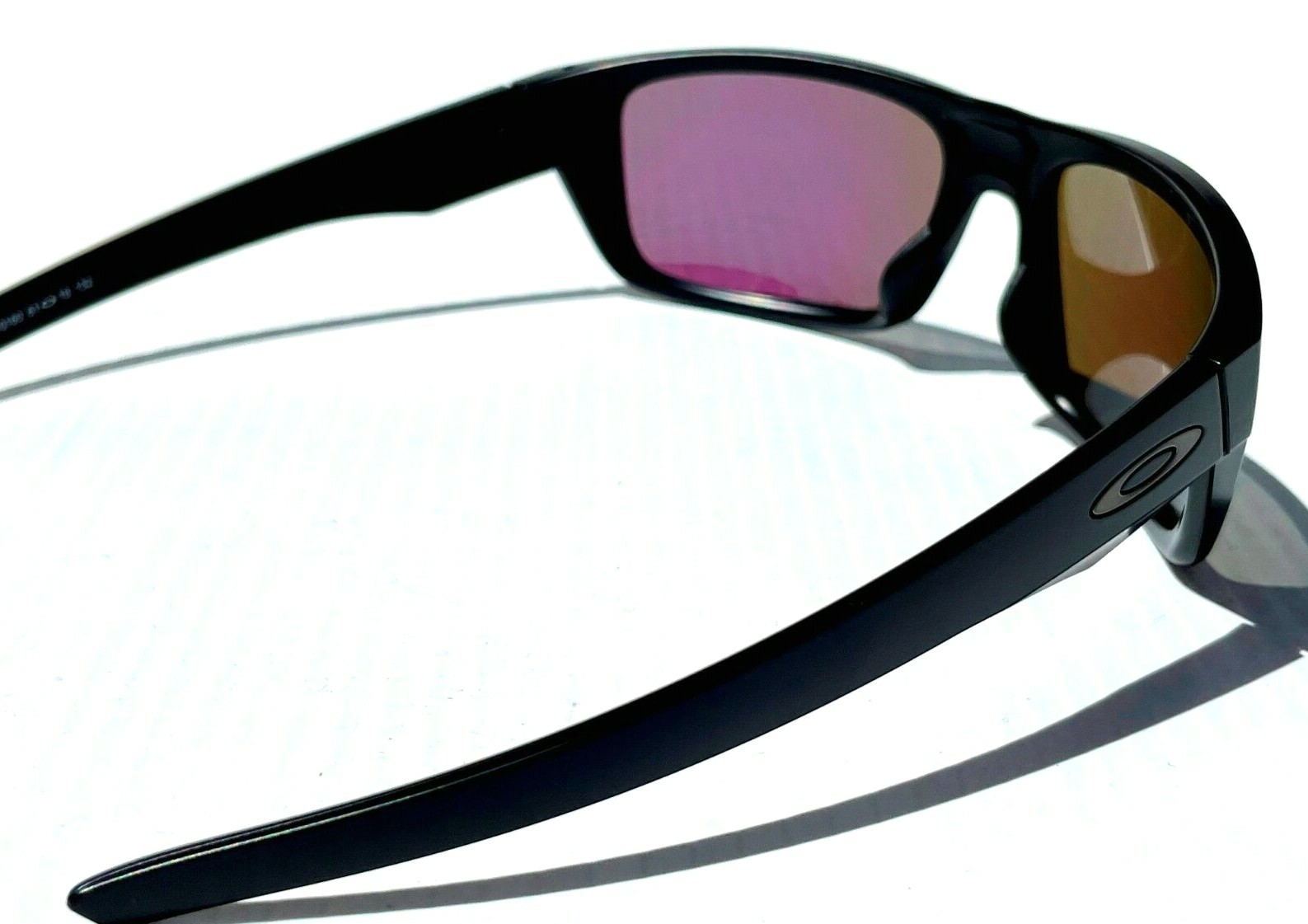 NEW Oakley DROP POINT Matte Black POLARIZED Galaxy Jade Lens Sunglass 9367