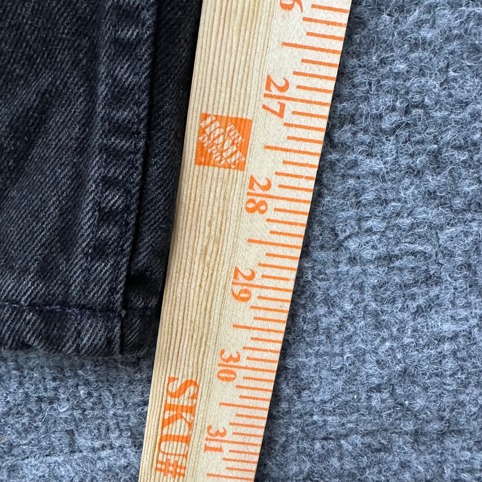 Levi’s Jeans Womens Size 10 Black 551 Relaxed Fit Tapered Leg USA Cotton Vintage