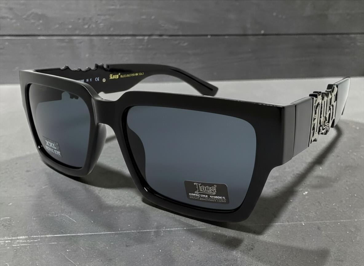 Biker Hardcore Gangster Hip Hop LOCS SUNGLASSES XXL Frame For Big Wide Fat Heads